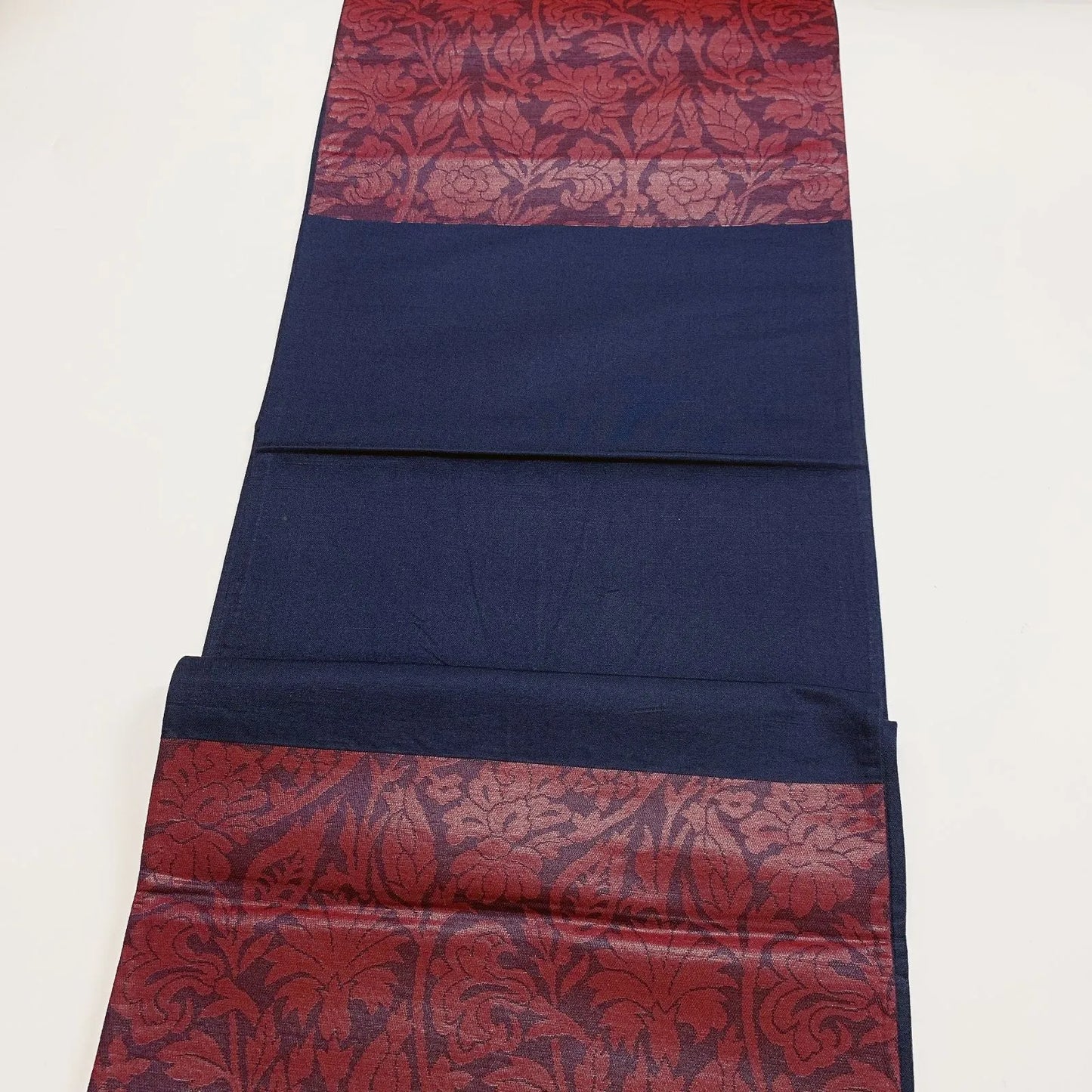 6888# Japanese Vintage Fukuro Obi Belt Kimono Fabric Silk Traditional Untailored