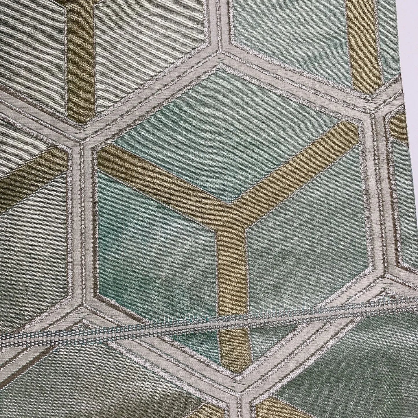 6889# Japanese Vintage Fukuro Obi Belt Kimono Fabric Silk Traditional