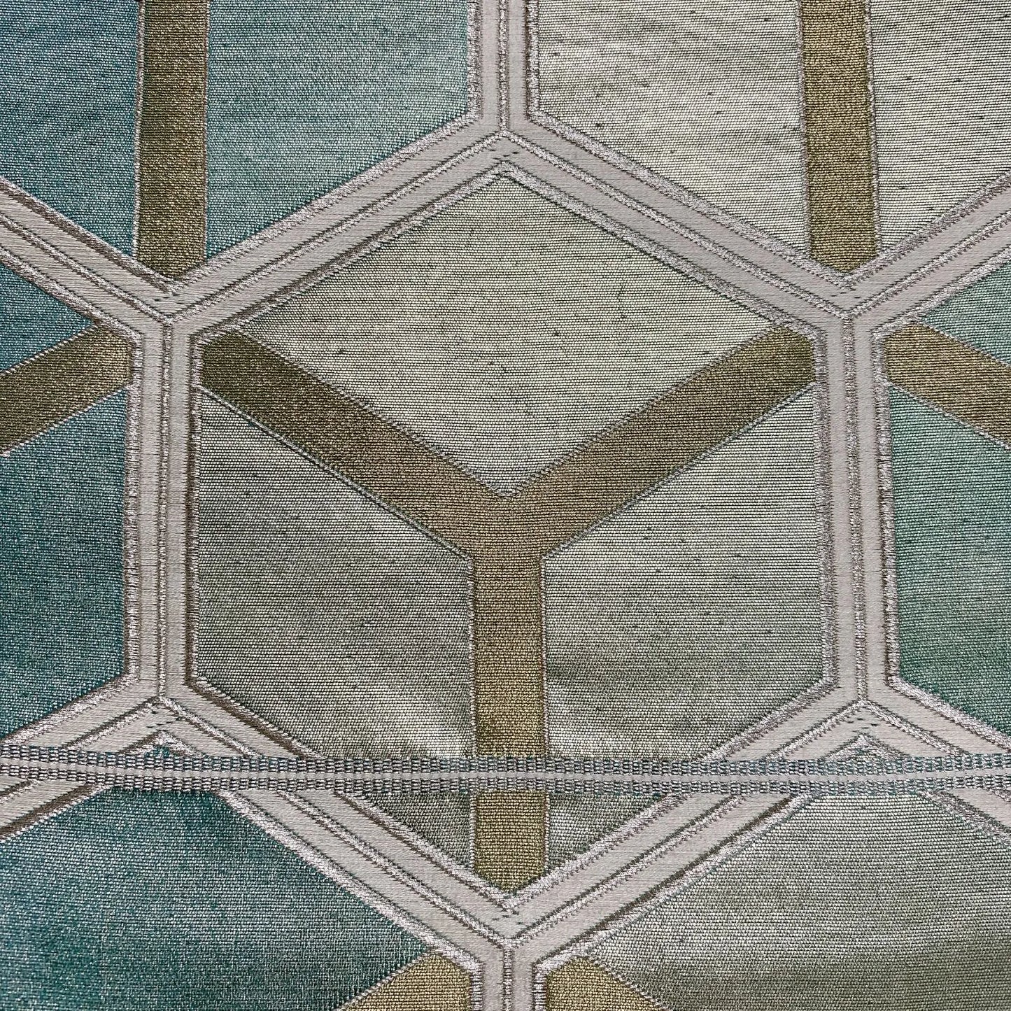 6889# Japanese Vintage Fukuro Obi Belt Kimono Fabric Silk Traditional