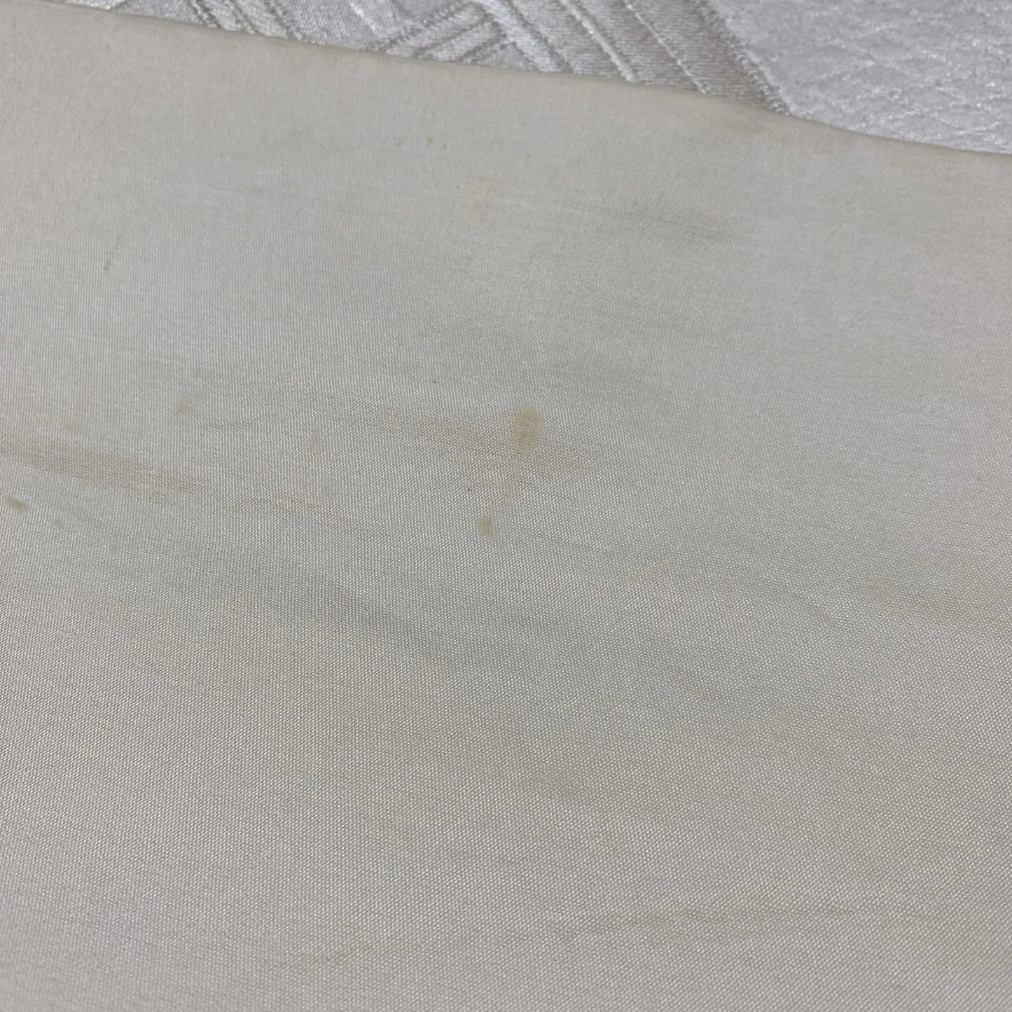 6894# Japanese Vintage Fukuro Obi Belt Kimono Fabric Silk Traditional Silver