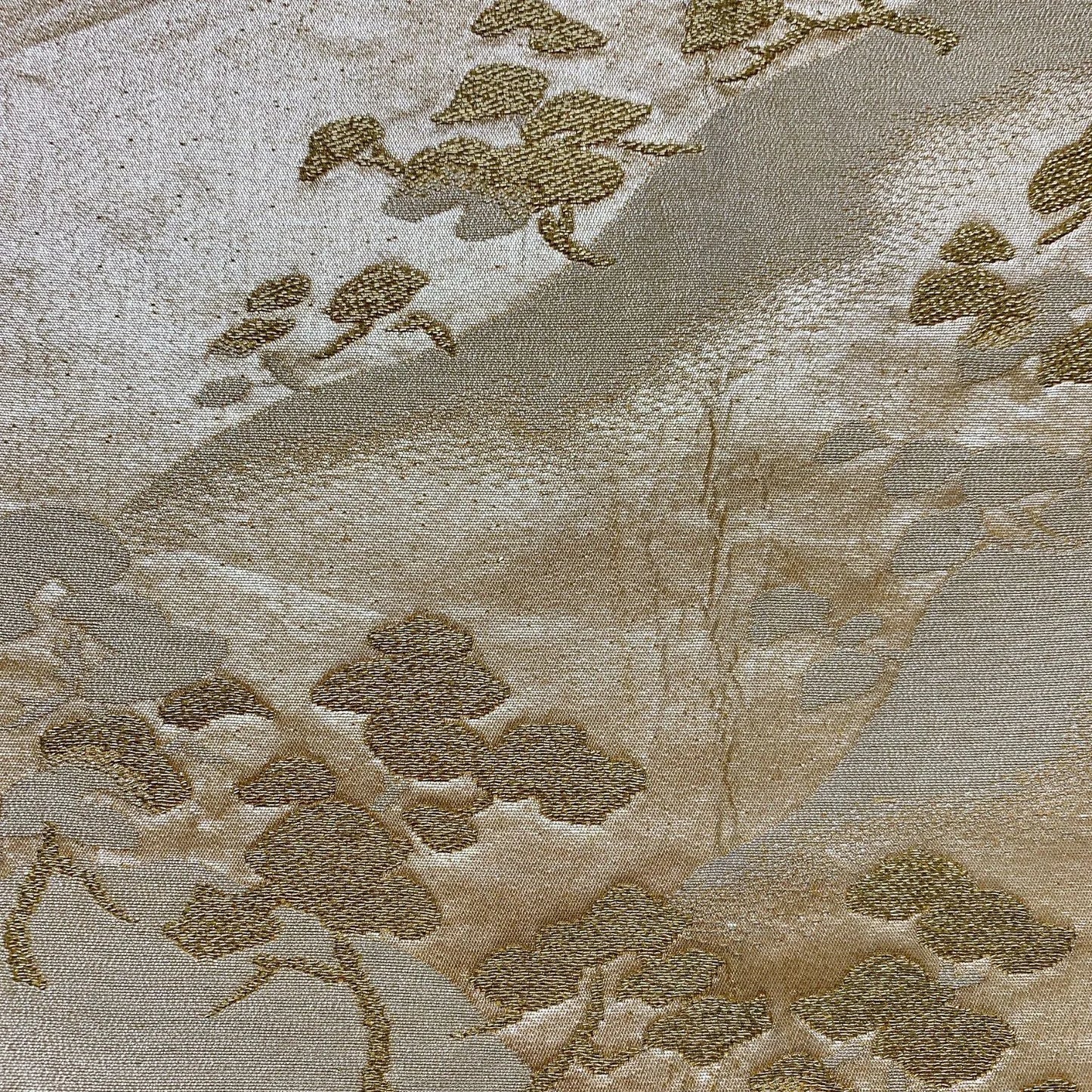 6896# Japanese Vintage Fukuro Obi Belt Kimono Fabric Silk Traditional Untailored