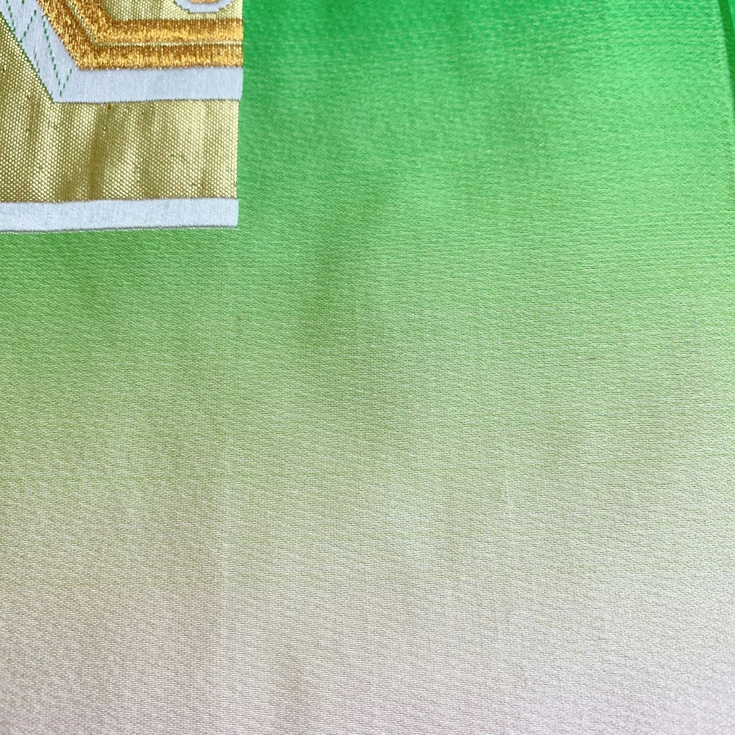 6898# Japanese Vintage Fukuro Obi Belt Kimono Fabric Silk Traditional