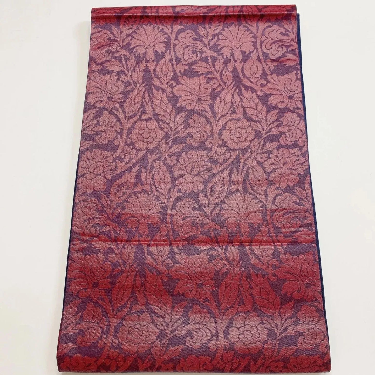 6888# Japanese Vintage Fukuro Obi Belt Kimono Fabric Silk Traditional Untailored