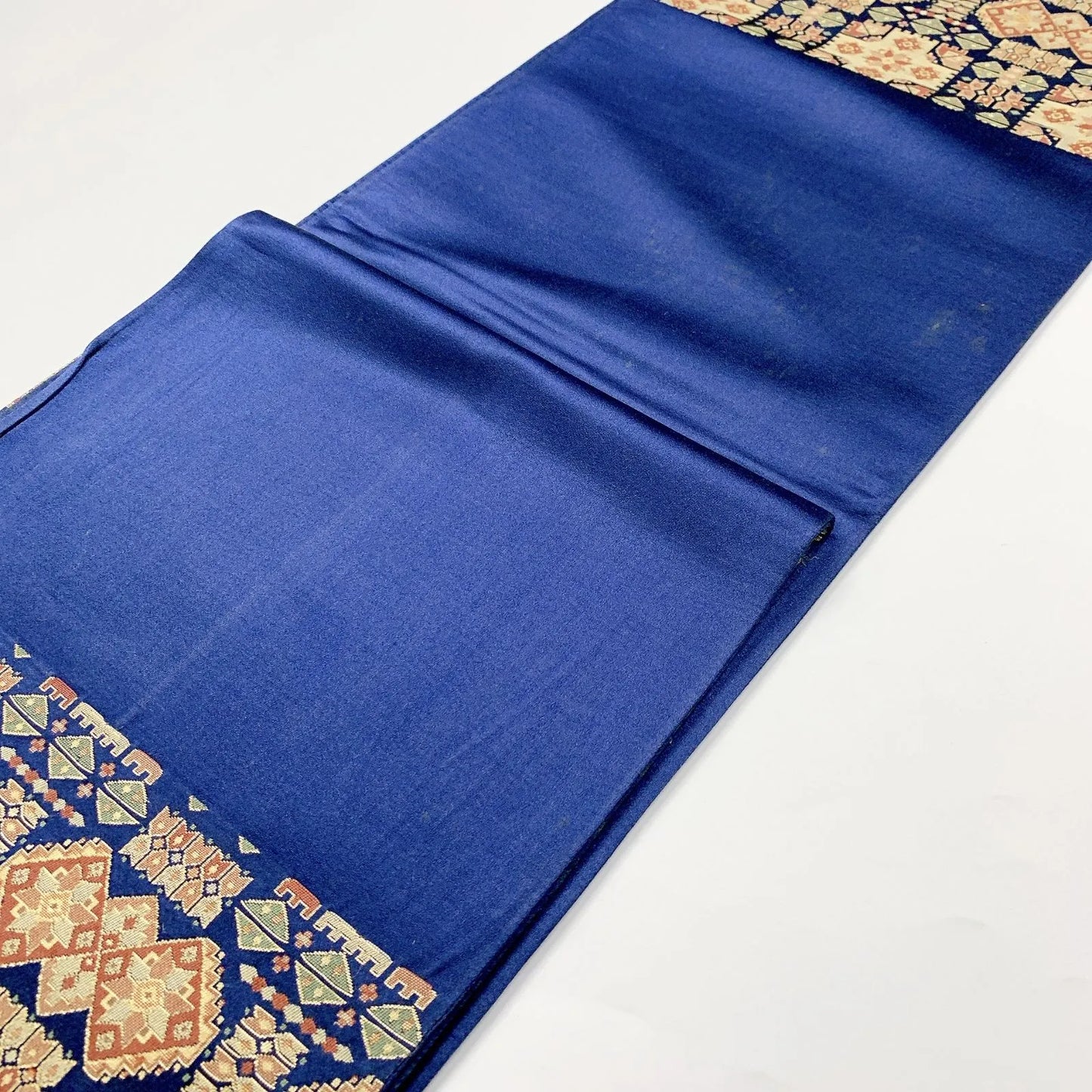 6901# Japanese Vintage Fukuro Obi Belt Kimono Fabric Silk Traditional Untailored