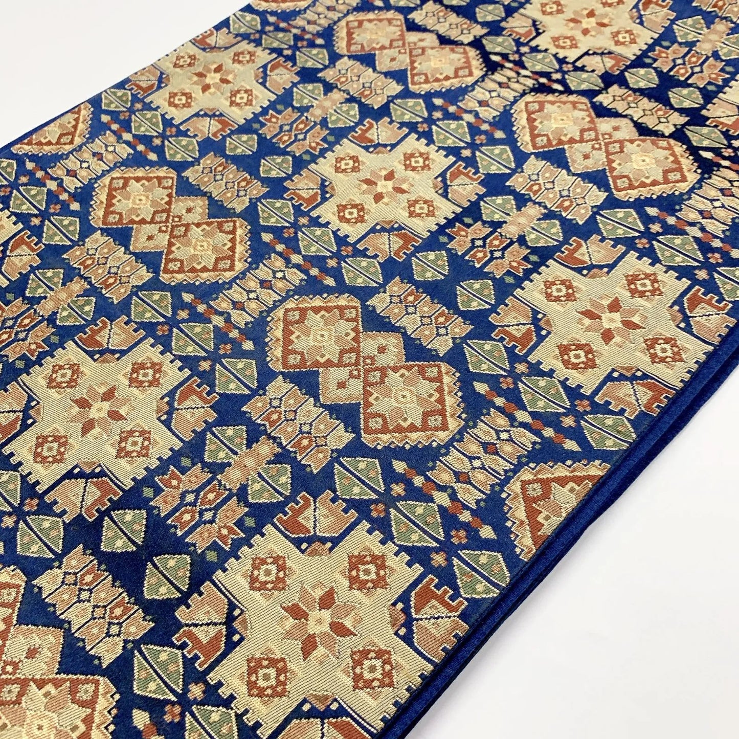 6901# Japanese Vintage Fukuro Obi Belt Kimono Fabric Silk Traditional Untailored