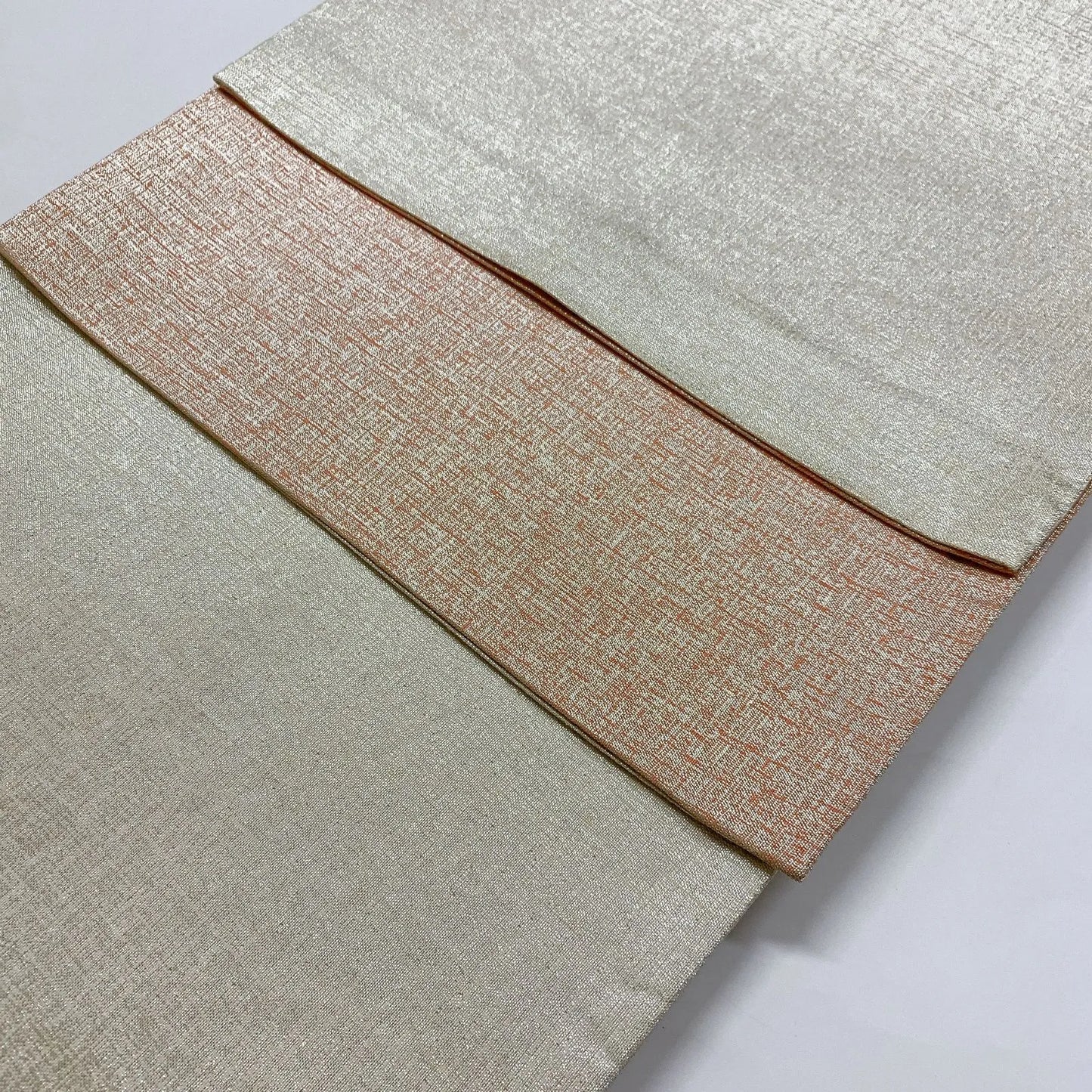 6902# Japanese Vintage Fukuro Obi Belt Kimono Fabric Silk All-over pattern　