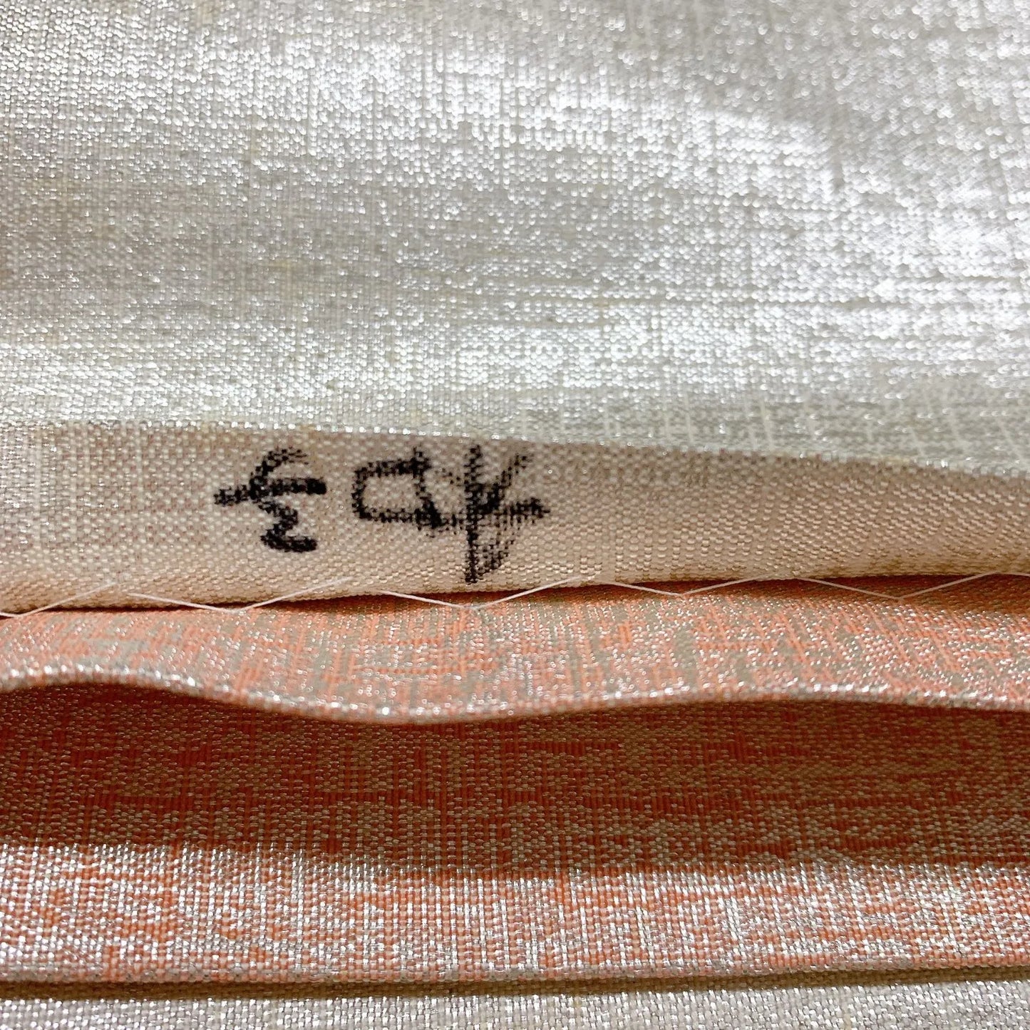 6902# Japanese Vintage Fukuro Obi Belt Kimono Fabric Silk All-over pattern　