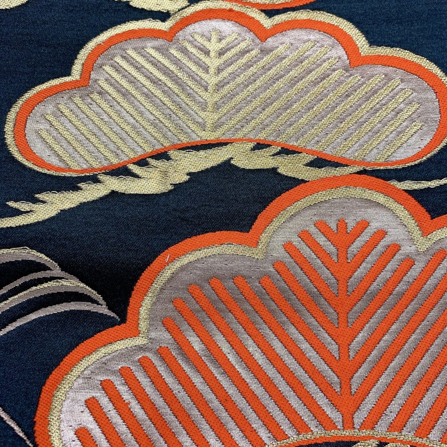 6906# Japanese Vintage Fukuro Obi Belt Kimono Fabric Silk Traditional Untailored