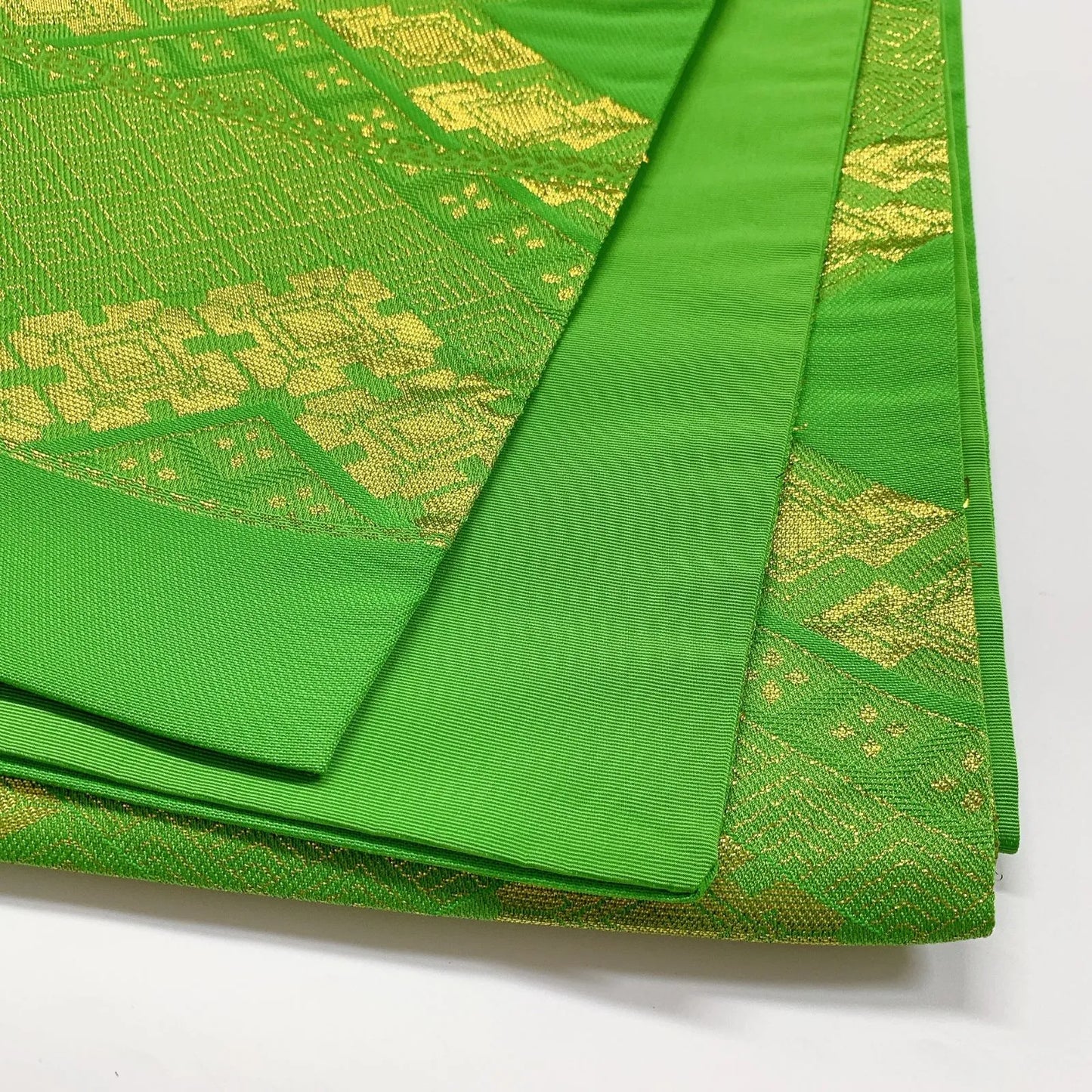 6909# Japanese Vintage Fukuro Obi Belt Kimono Fabric Silk Traditional Untailored