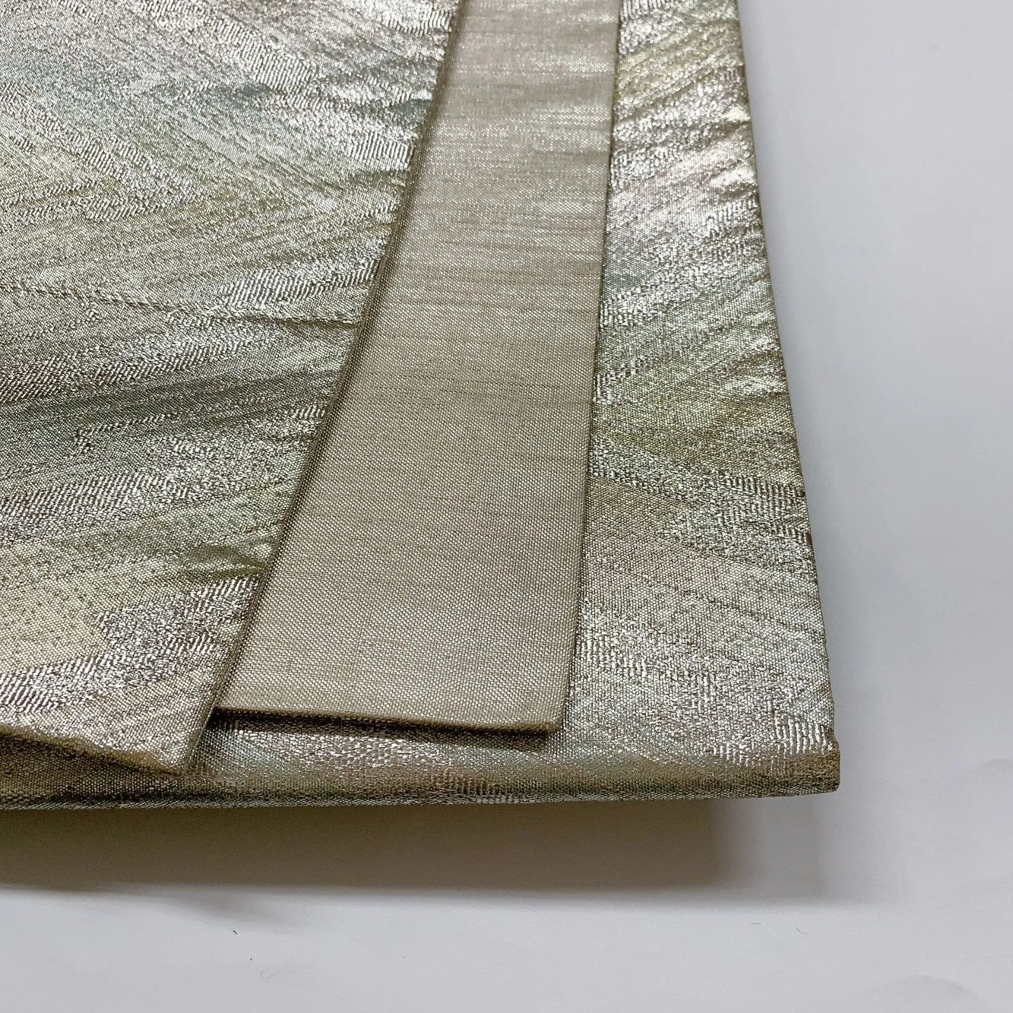 6912# Japanese Vintage Fukuro Obi Belt Kimono Fabric Silk All-over pattern　