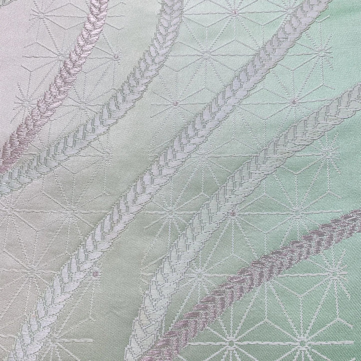 6913# Japanese Vintage Fukuro Obi Belt Kimono Fabric Silk Traditional