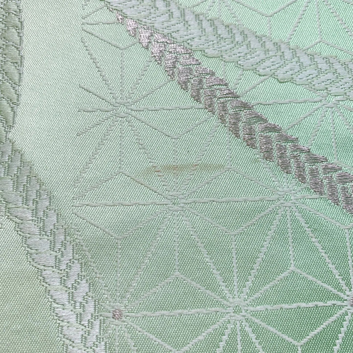 6913# Japanese Vintage Fukuro Obi Belt Kimono Fabric Silk Traditional