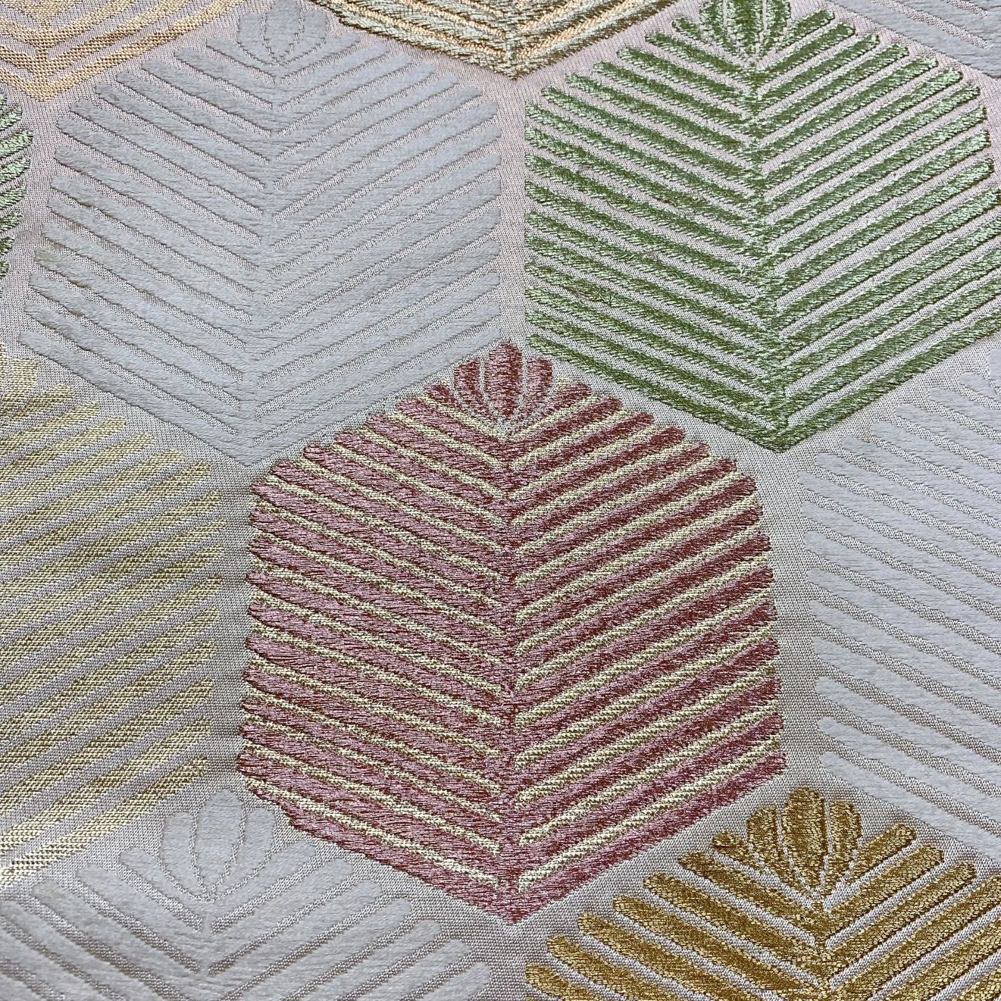 6915# Japanese Vintage Fukuro Obi Belt Kimono Fabric Silk Traditional