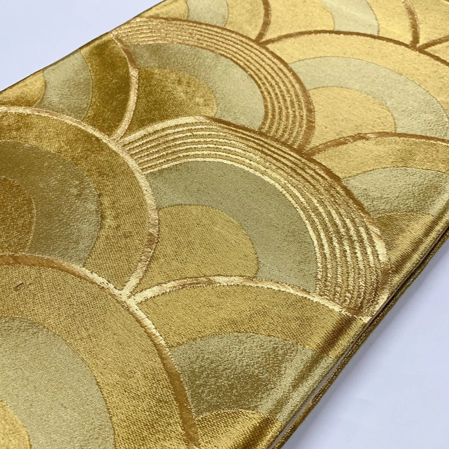 6917# Japanese Vintage Fukuro Obi Belt Kimono Fabric Silk Traditional Untailored