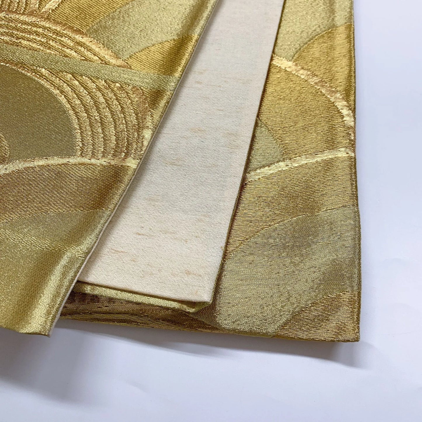 6917# Japanese Vintage Fukuro Obi Belt Kimono Fabric Silk Traditional Untailored