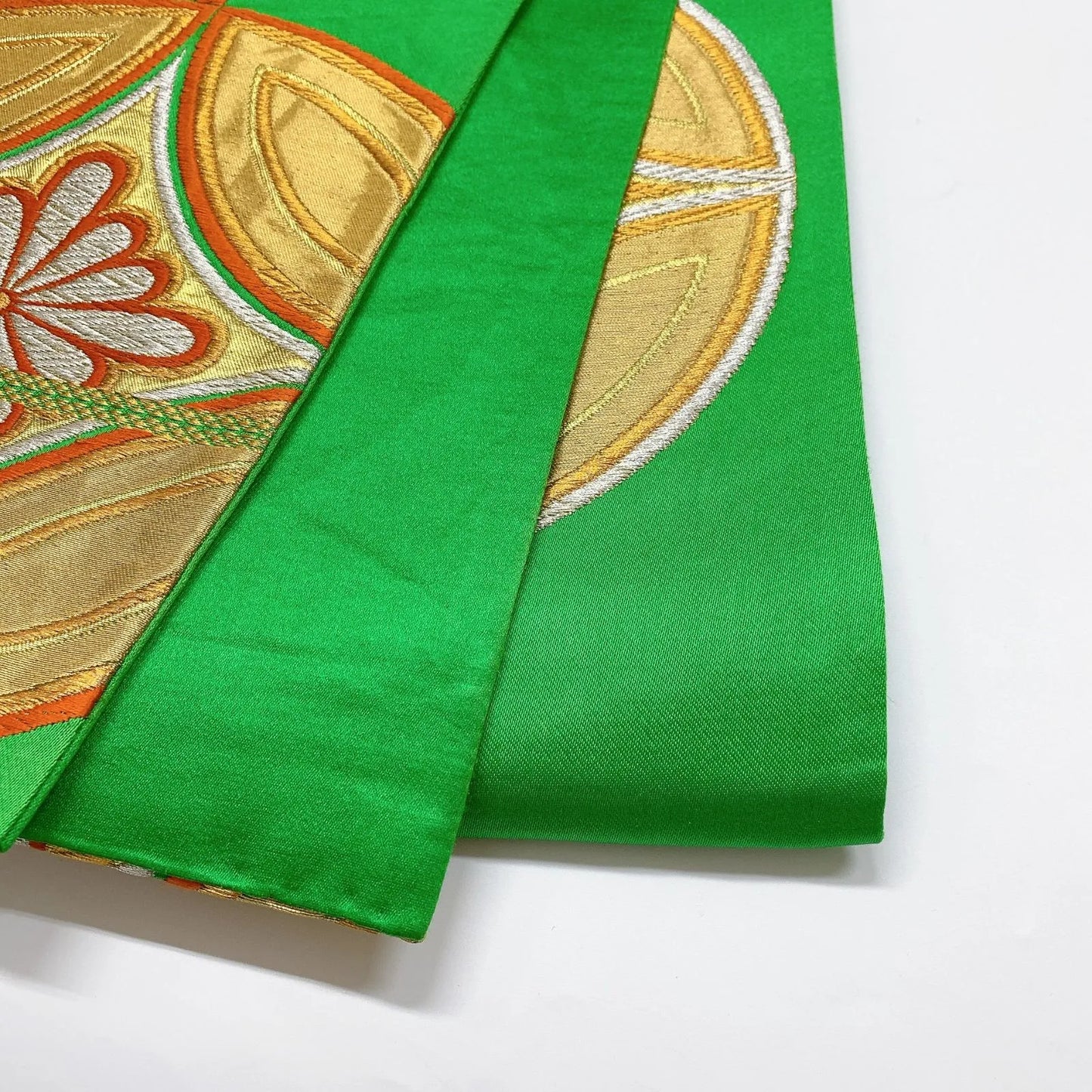 6920# Japanese Vintage Fukuro Obi Belt Kimono Fabric Silk Traditional