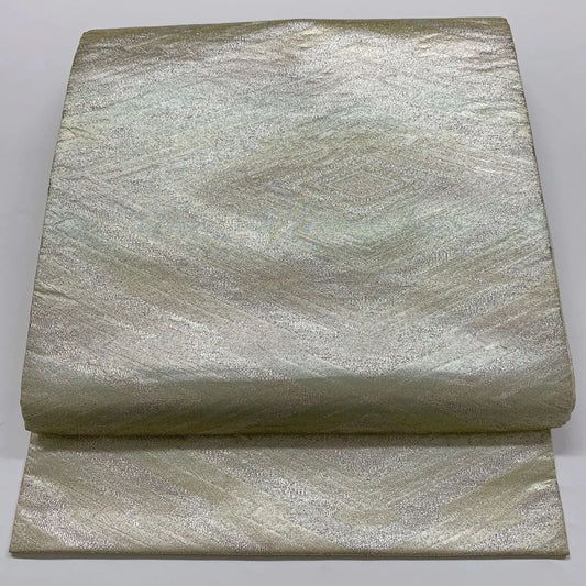 6912# Japanese Vintage Fukuro Obi Belt Kimono Fabric Silk All-over pattern　