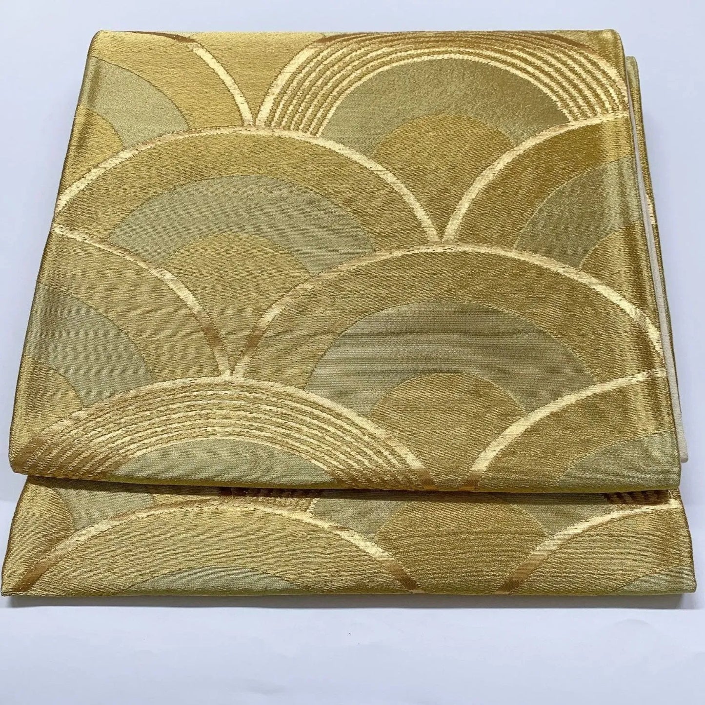 6917# Japanese Vintage Fukuro Obi Belt Kimono Fabric Silk Traditional Untailored