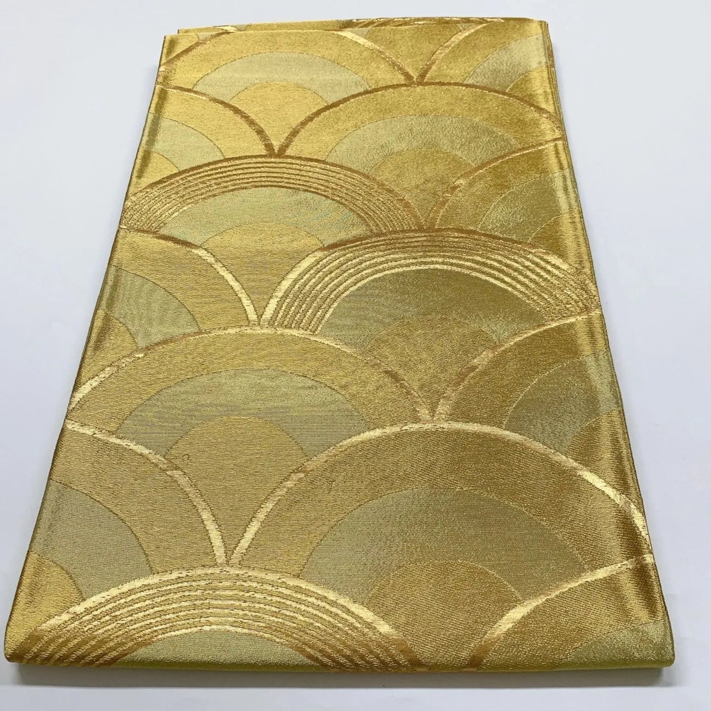 6917# Japanese Vintage Fukuro Obi Belt Kimono Fabric Silk Traditional Untailored