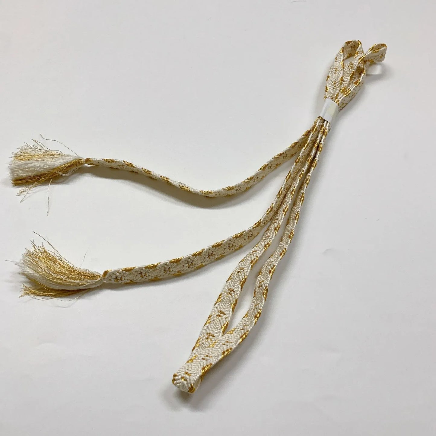 6921# Japanese Kimono Accessory Obiage and Obijime 2-piece Set Silk Shibori