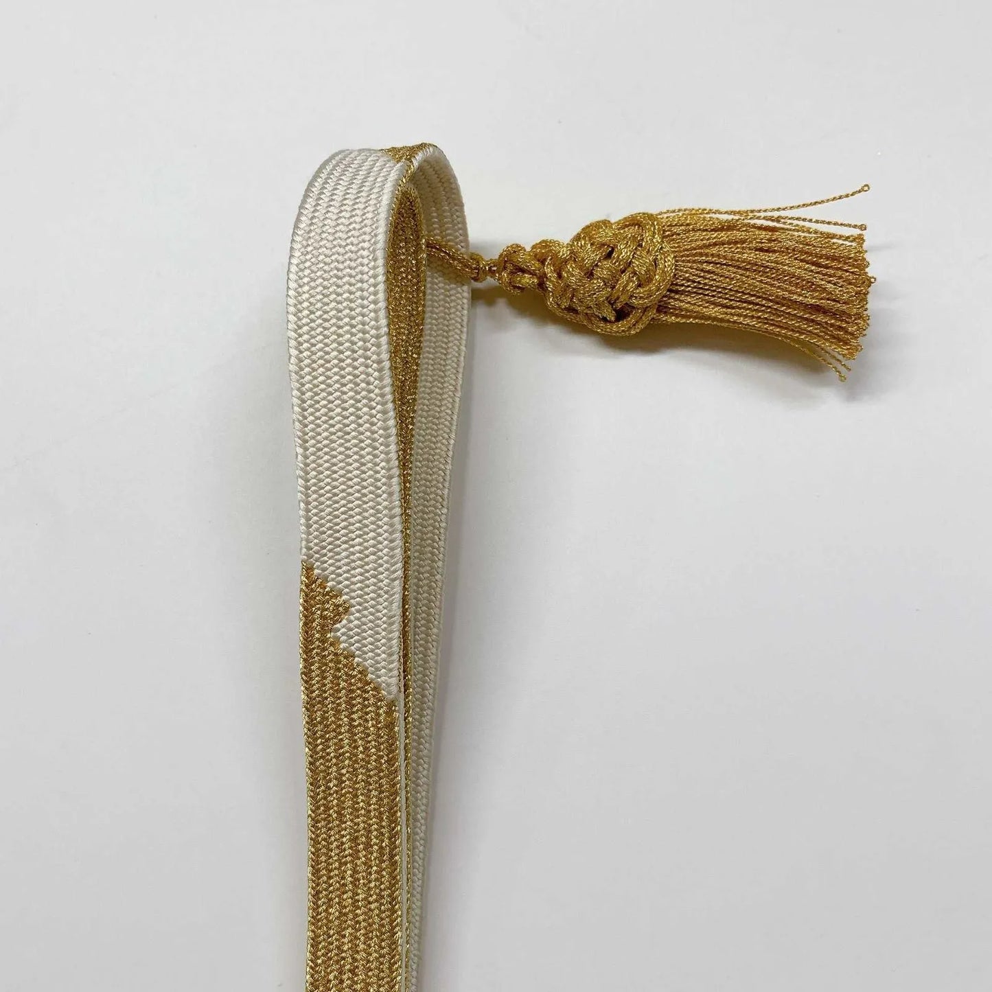 6931# Japanese Kimono Accessory Obiage and Obijime 2-piece Set Silk Shibori