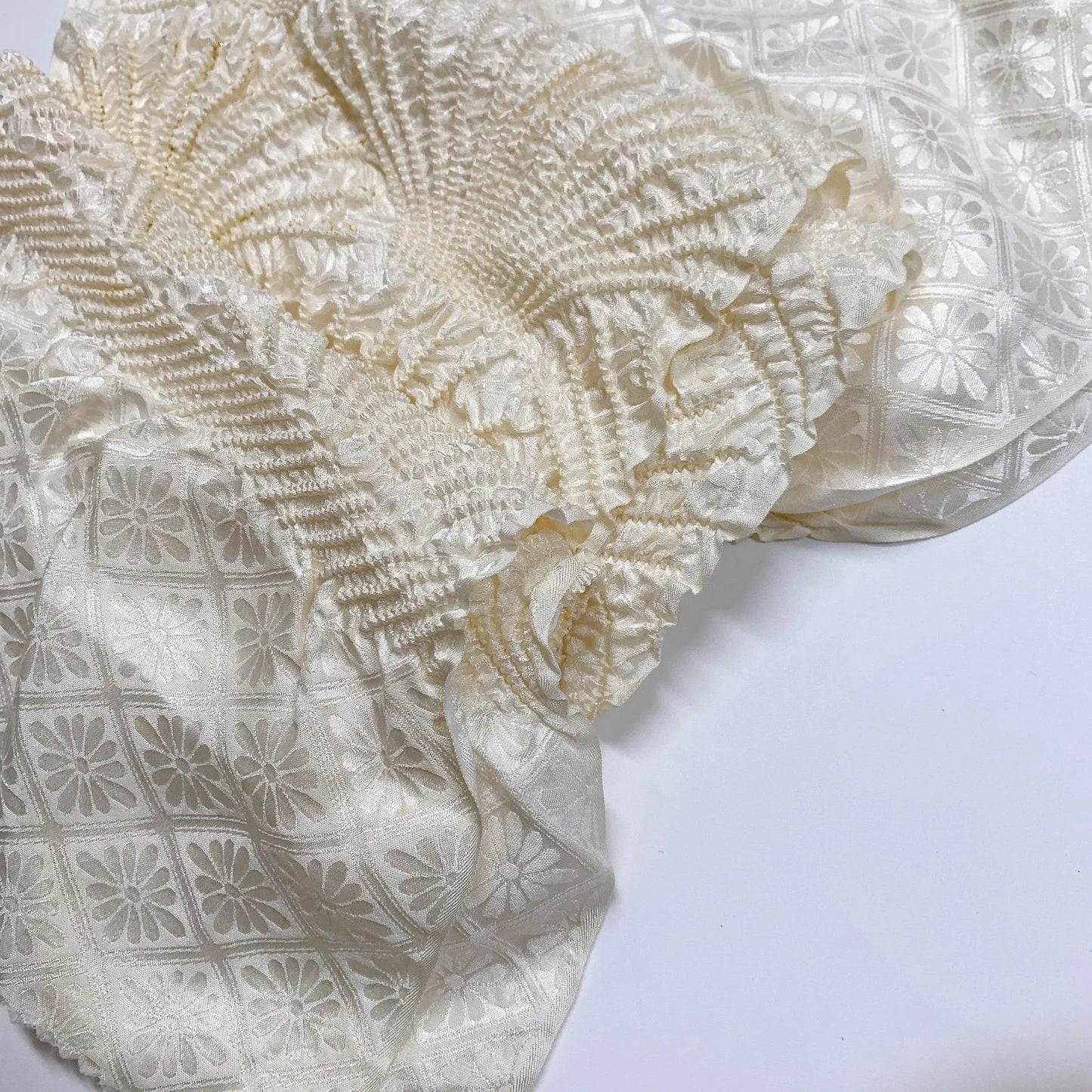 6935# Japanese Kimono Accessory Obiage and Obijime 2-piece Set Silk Shibori