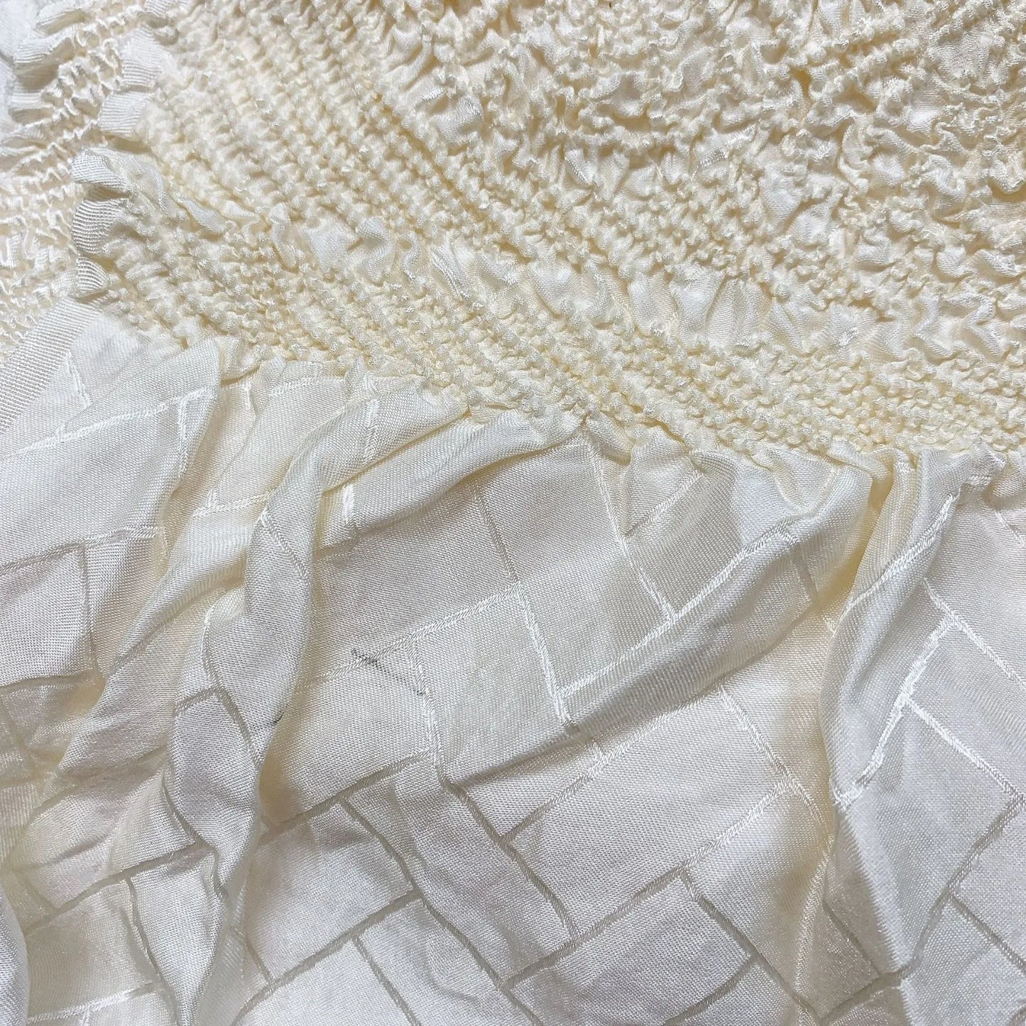 6936# Japanese Kimono Accessory Obiage and Obijime 2-piece Set Silk Shibori