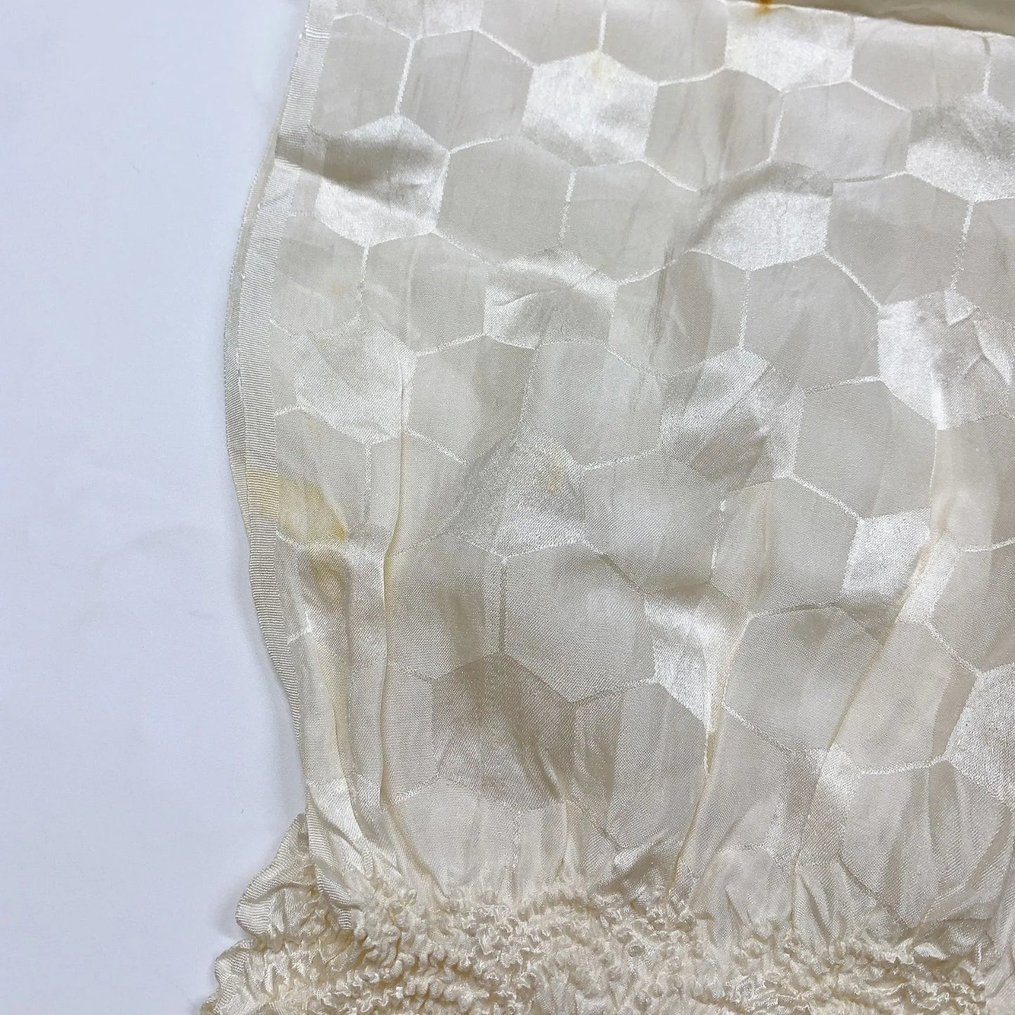 6939# Japanese Kimono Accessory Obiage and Obijime 2-piece Set Silk Shibori