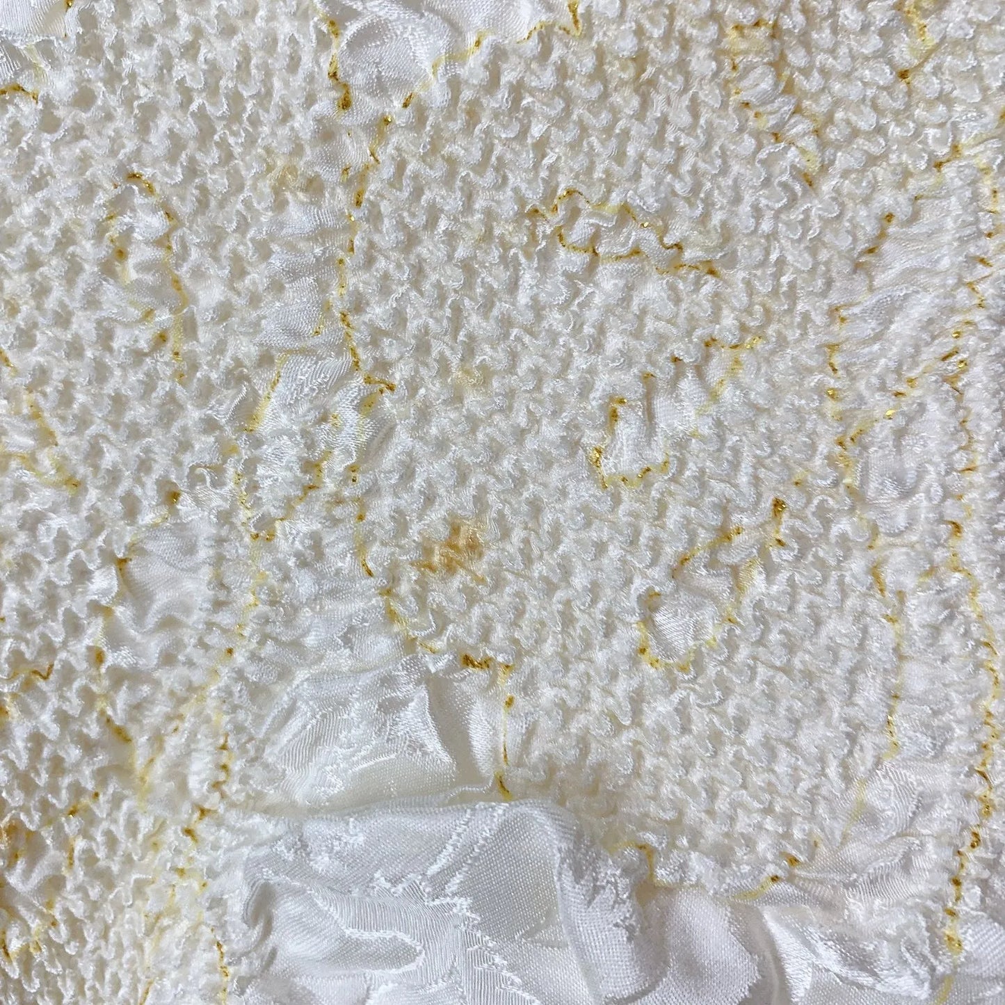 6943# Japanese Kimono Accessory Obiage and Obijime 2-piece Set Silk Shibori