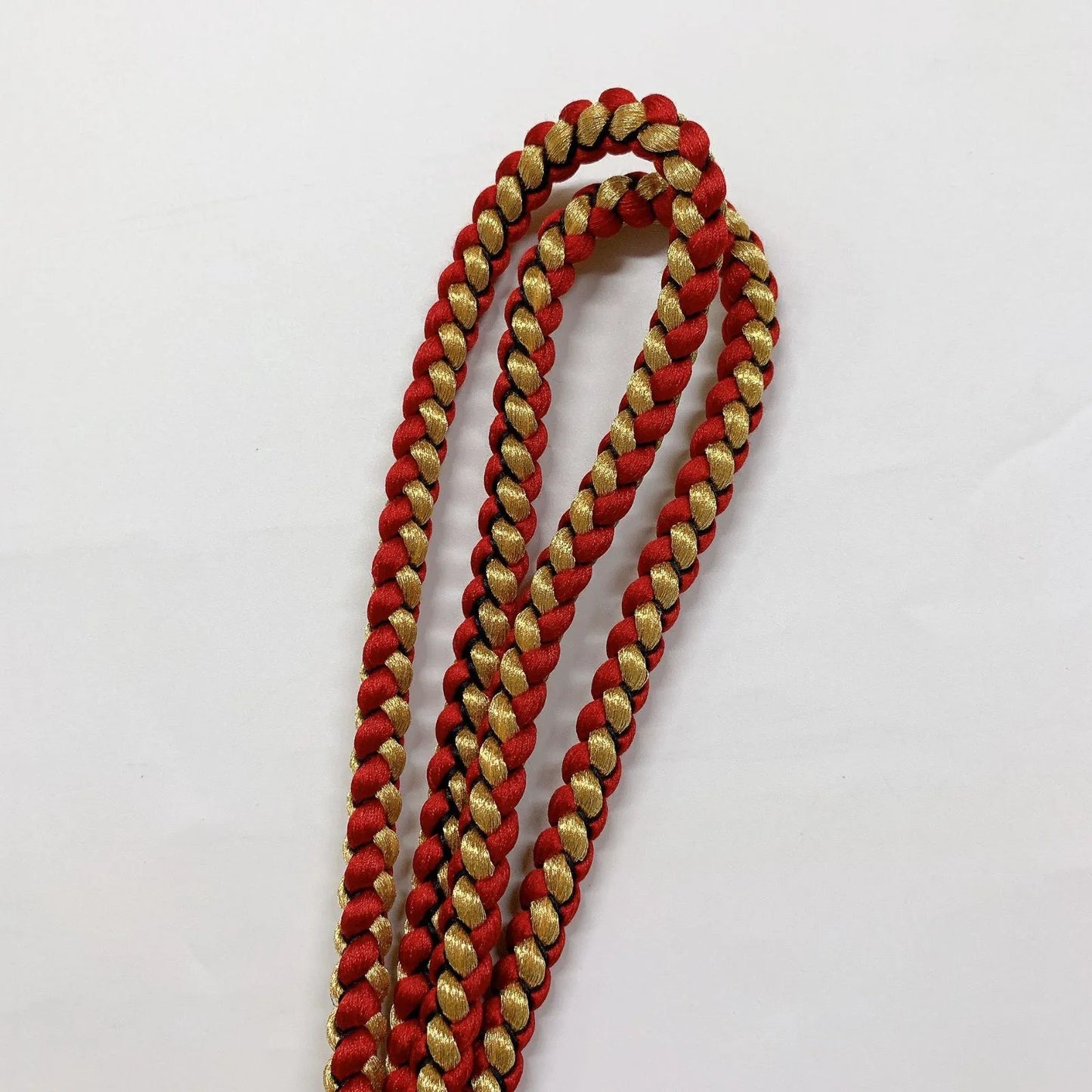 6947# Japanese Kimono Accessory Obiage and Obijime 2-piece Set Silk Shibori