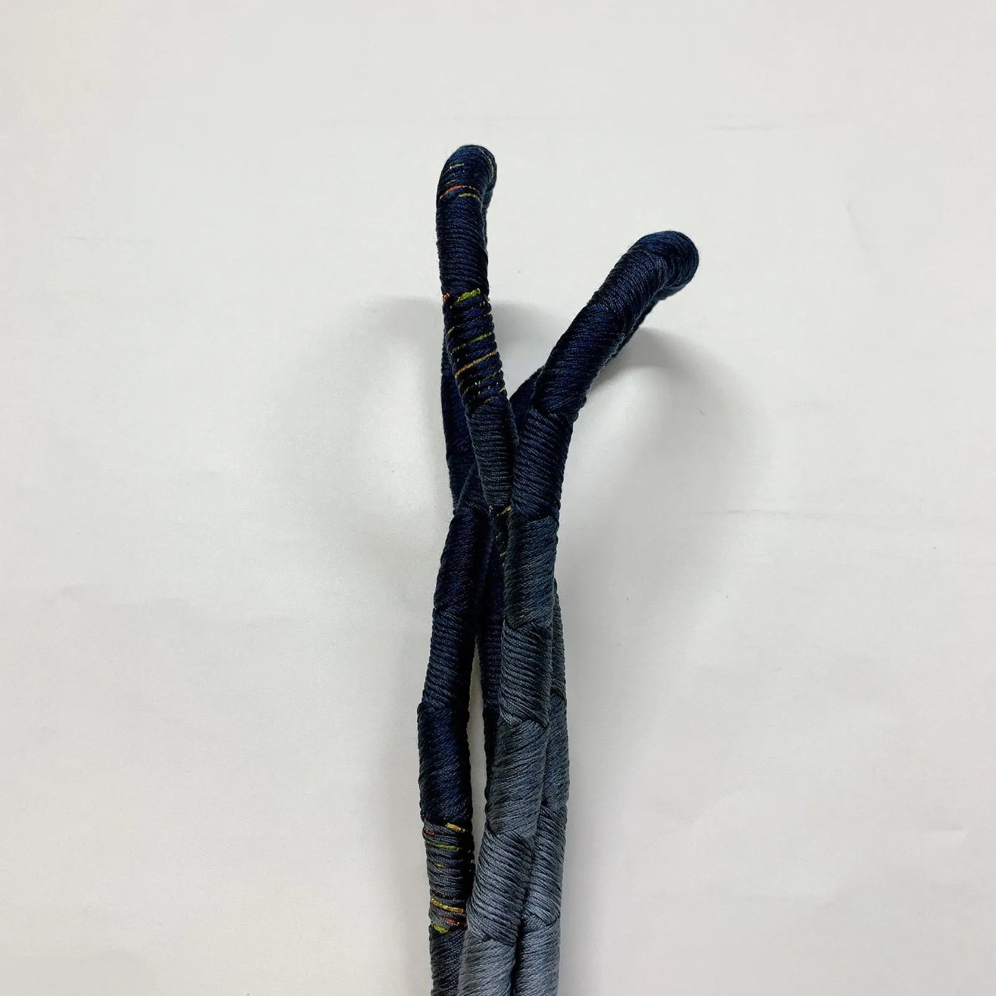 6950# Japanese Kimono Accessory Obiage and Obijime 2-piece Set Silk Shibori