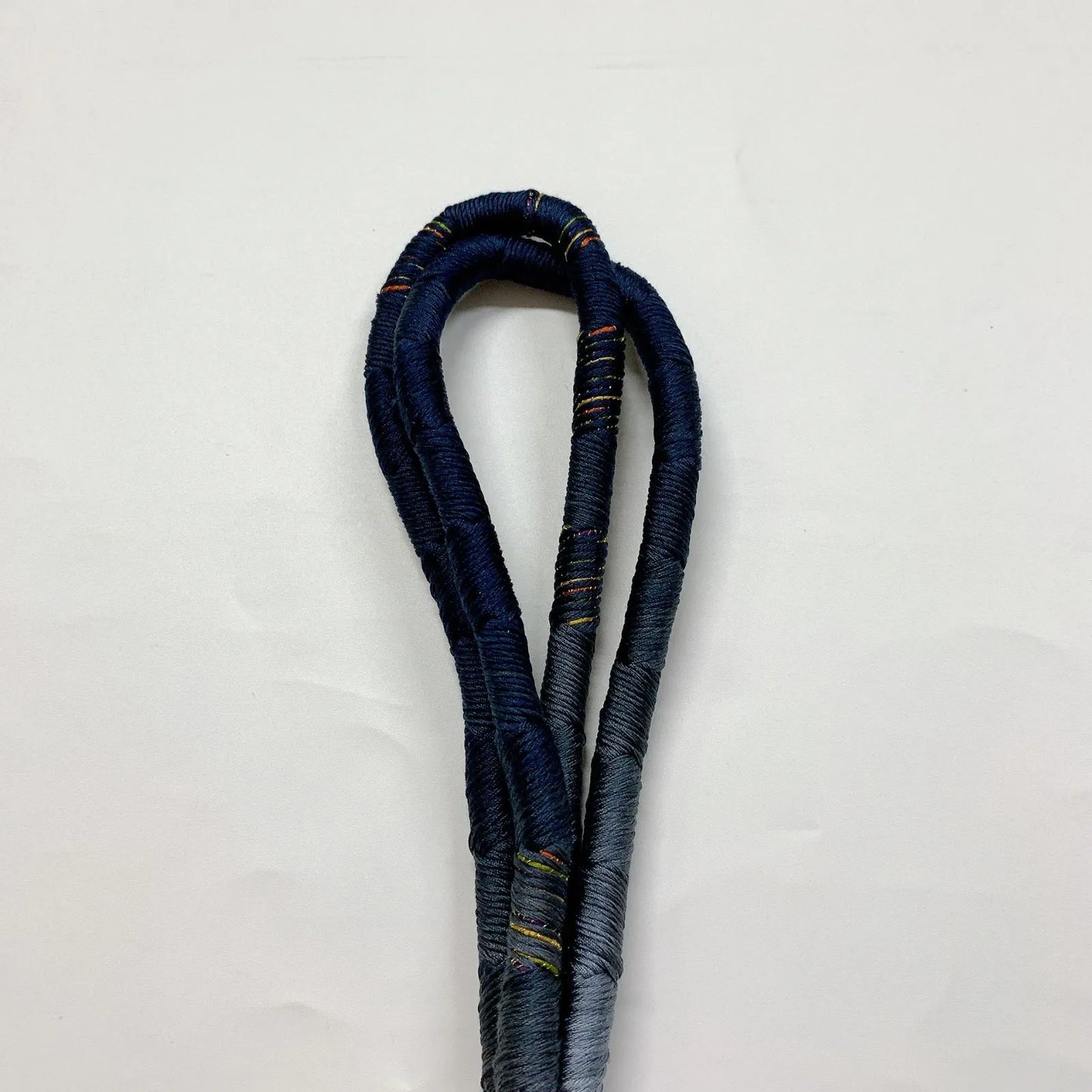 6950# Japanese Kimono Accessory Obiage and Obijime 2-piece Set Silk Shibori