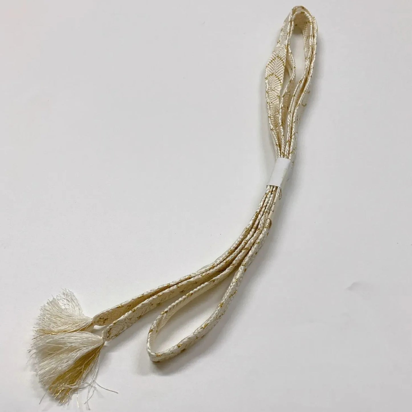 6923# Japanese Kimono Accessory Obiage and Obijime 2-piece Set Silk Shibori