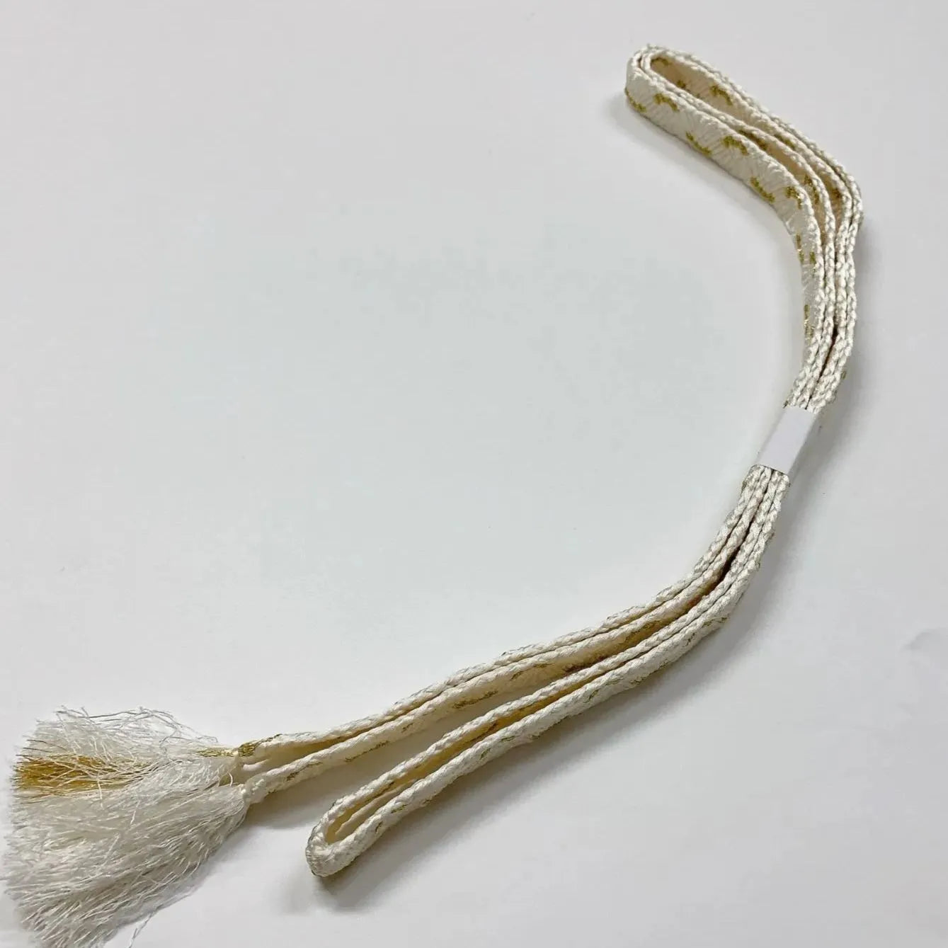 6924# Japanese Kimono Accessory Obiage and Obijime 2-piece Set Silk Shibori