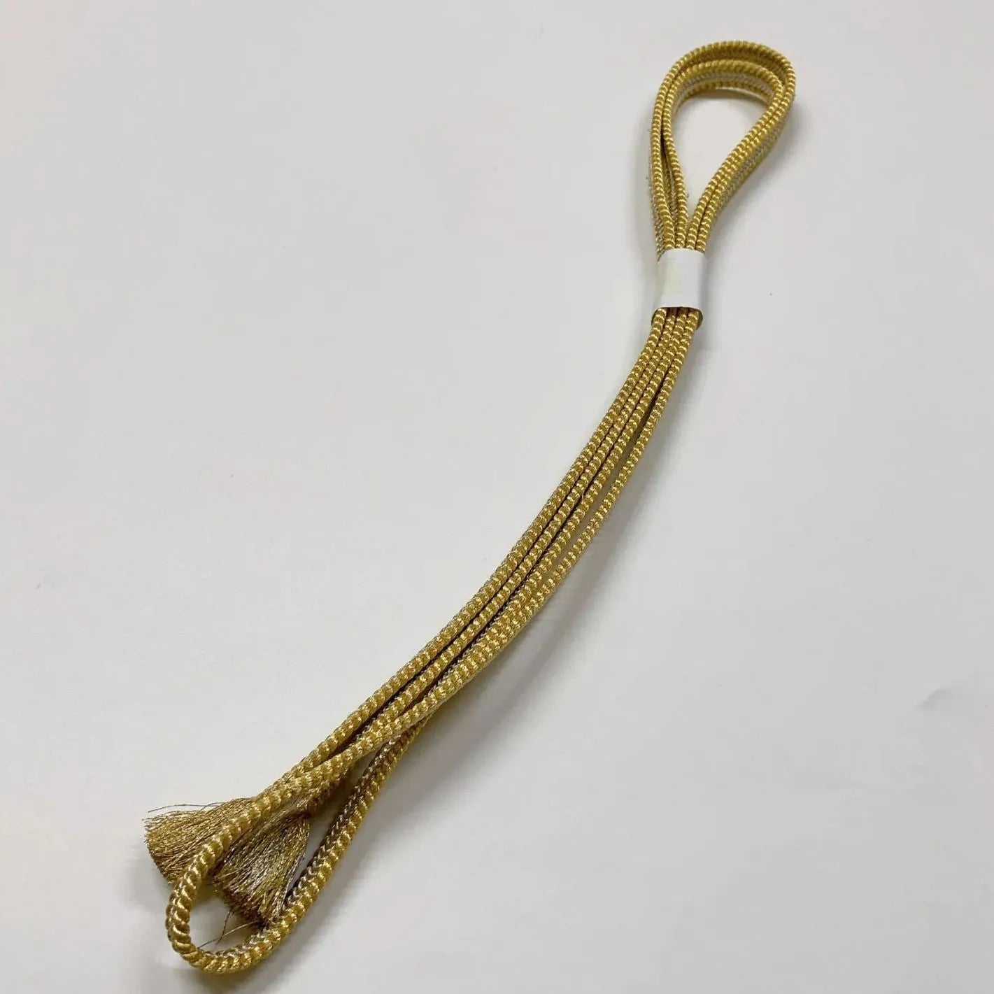 6928# Japanese Kimono Accessory Obiage and Obijime 2-piece Set Silk Shibori