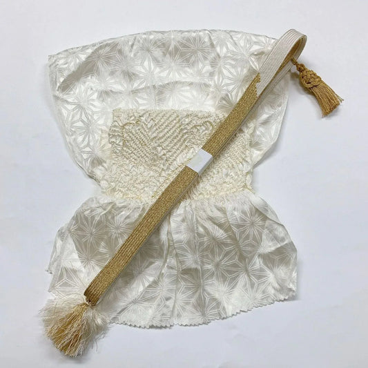 6931# Japanese Kimono Accessory Obiage and Obijime 2-piece Set Silk Shibori