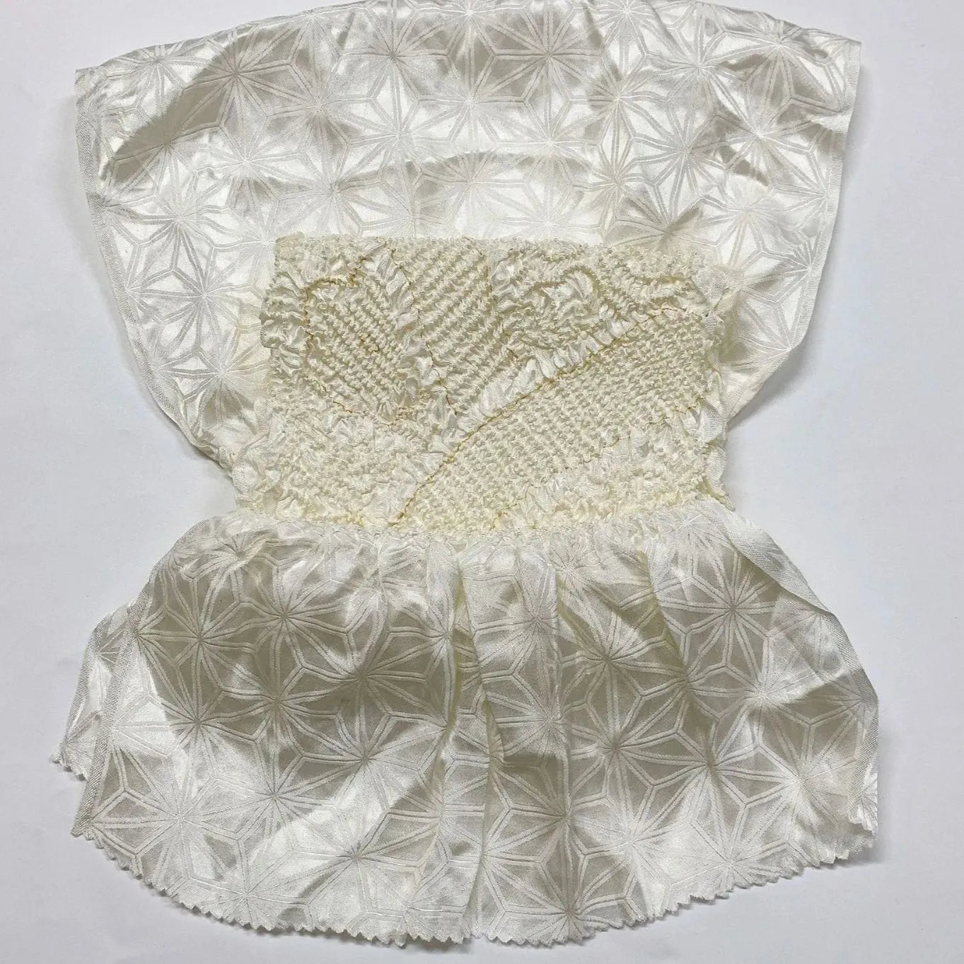 6931# Japanese Kimono Accessory Obiage and Obijime 2-piece Set Silk Shibori