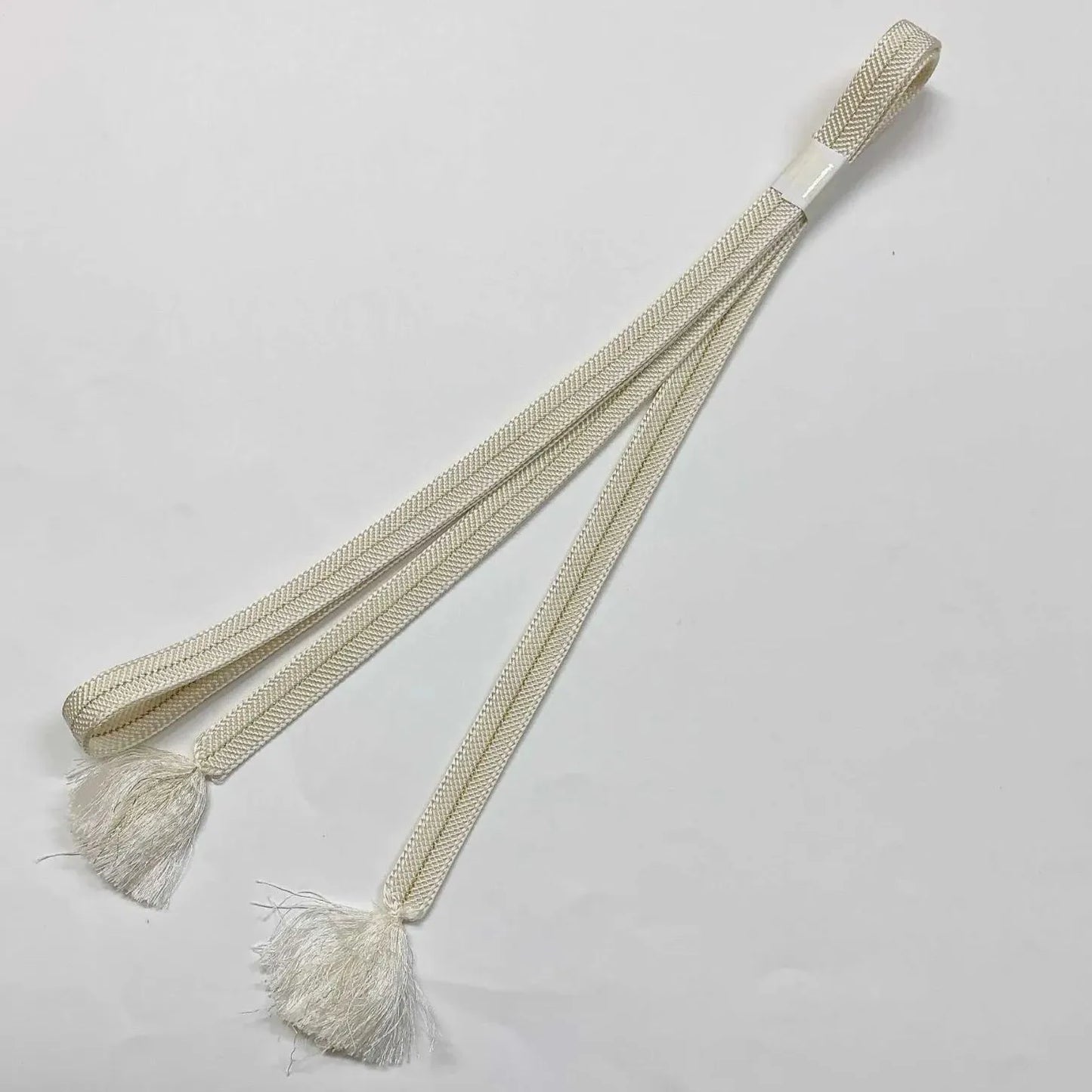 6933# Japanese Kimono Accessory Obiage and Obijime 2-piece Set Silk Shibori