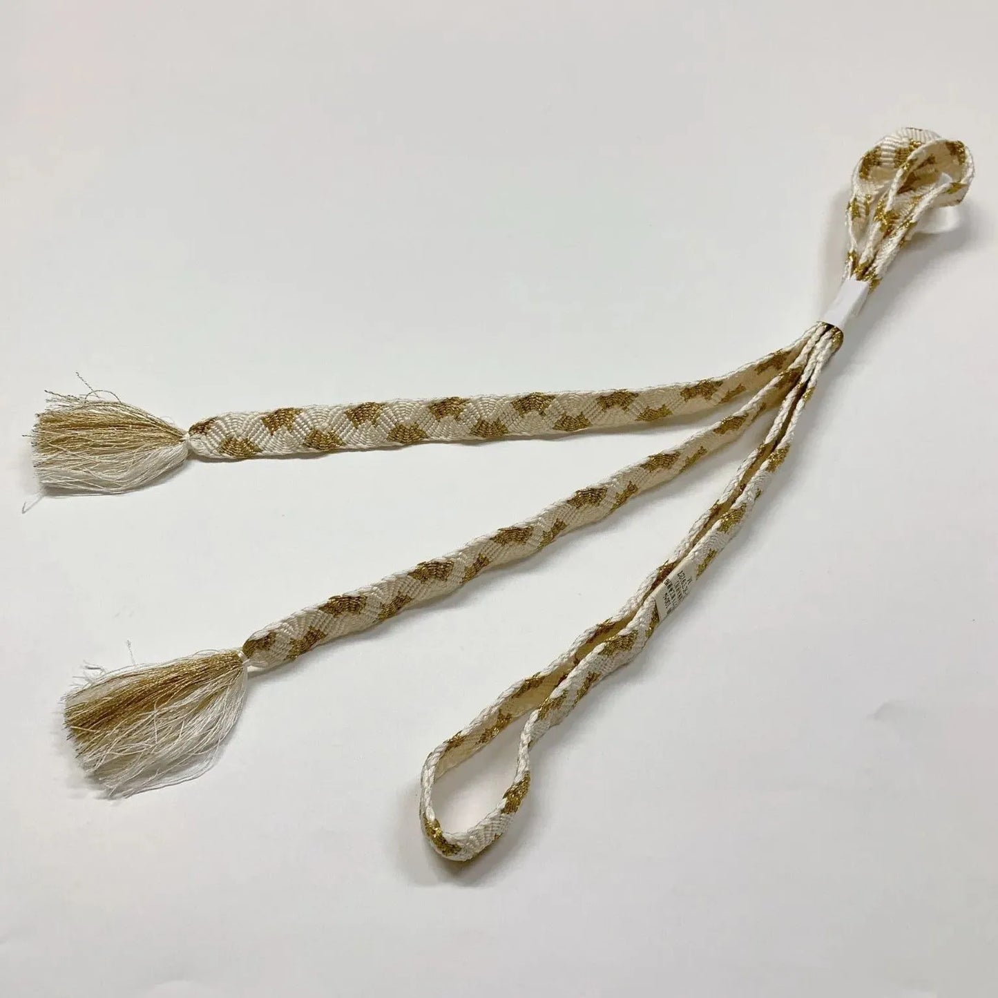 6927# Japanese Kimono Accessory Obiage and Obijime 2-piece Set Silk Shibori