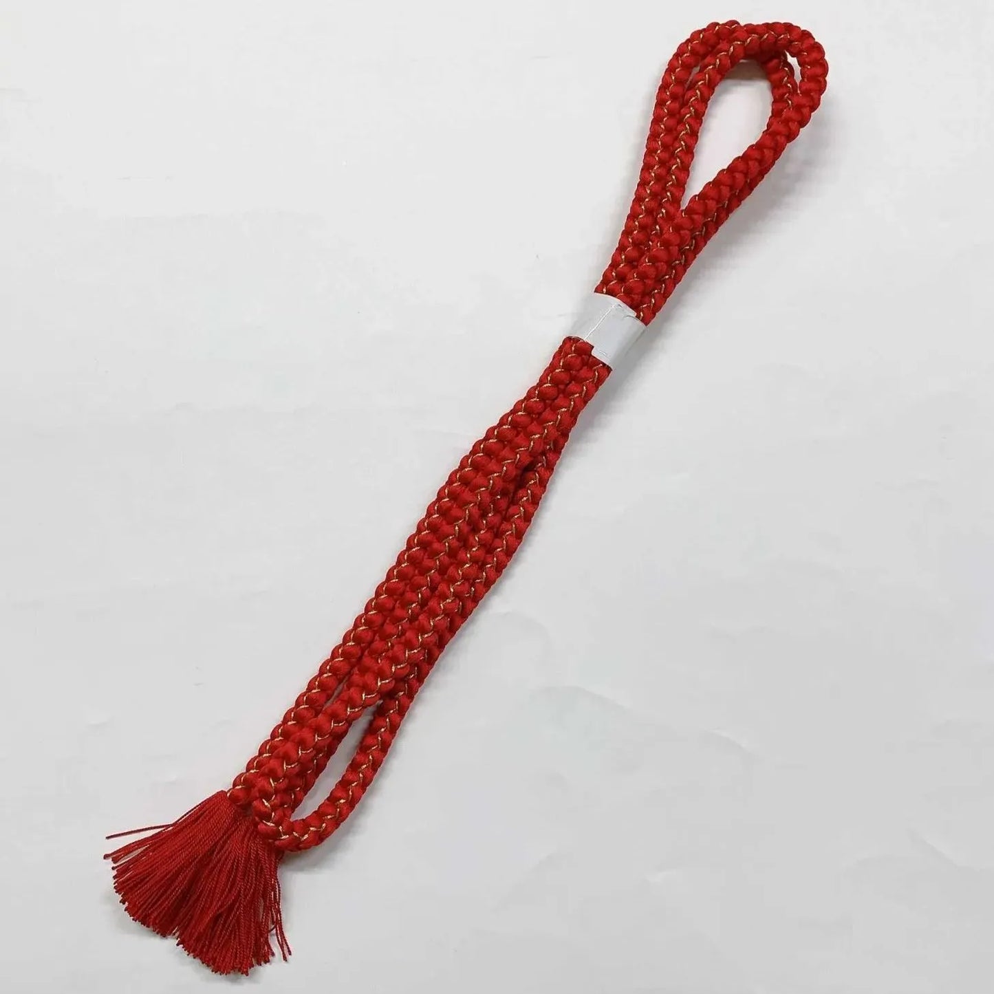 6945# Japanese Kimono Accessory Obiage and Obijime 2-piece Set Silk Shibori