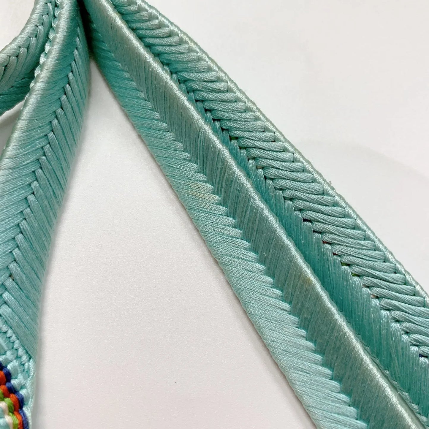 6952# Japanese Kimono Accessory Obiage and Obijime 2-piece Set Silk Shibori