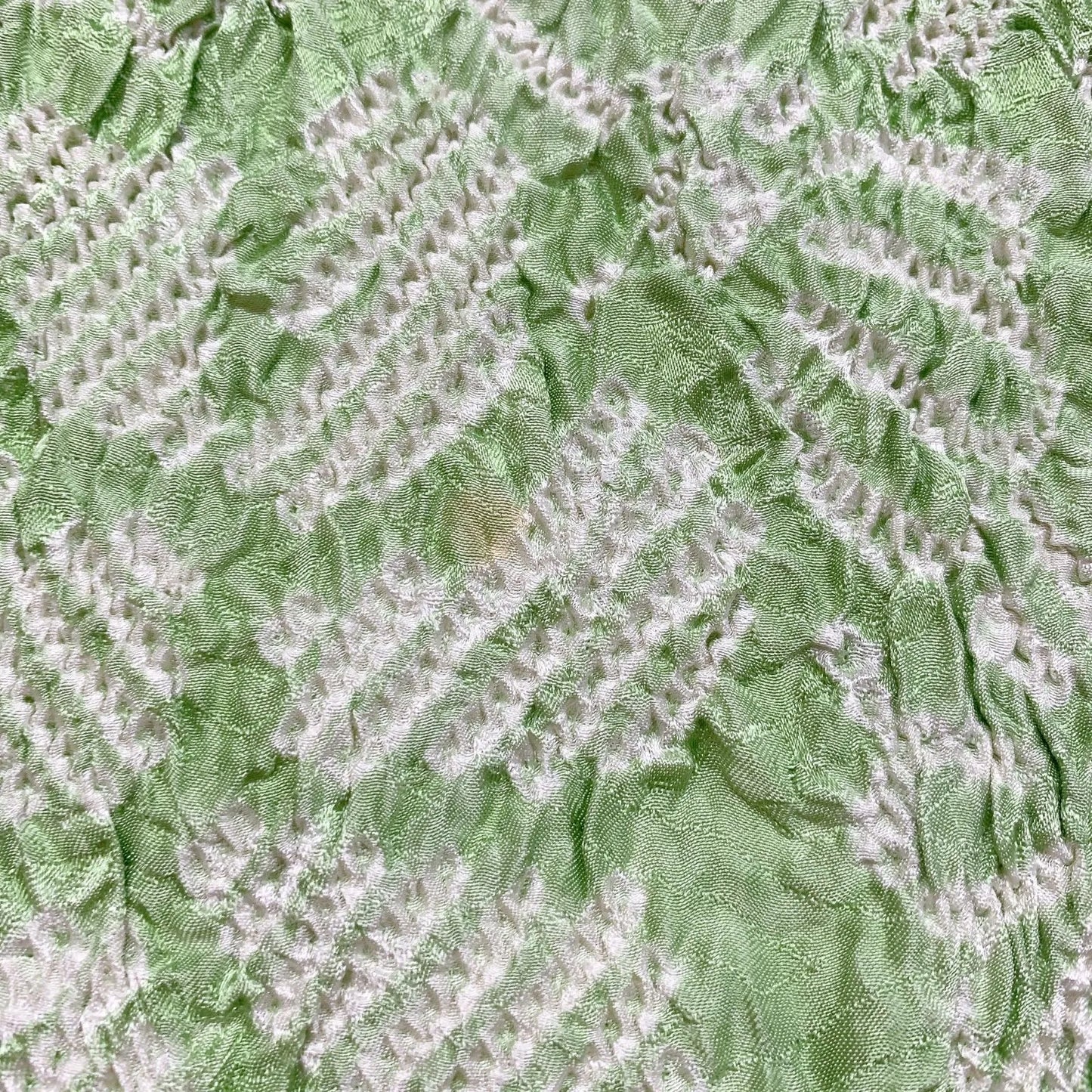 6953# Japanese Kimono Accessory Obiage and Obijime 2-piece Set Silk Shibori