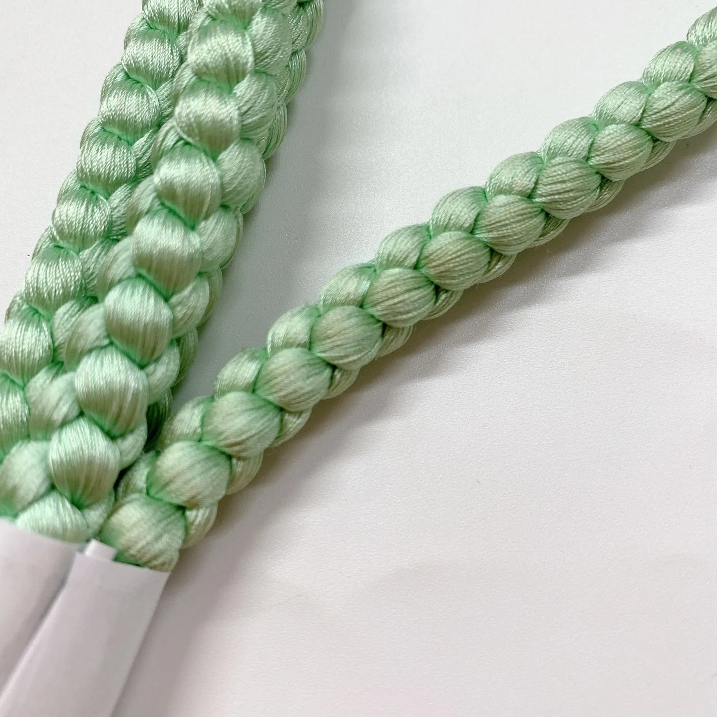 6953# Japanese Kimono Accessory Obiage and Obijime 2-piece Set Silk Shibori