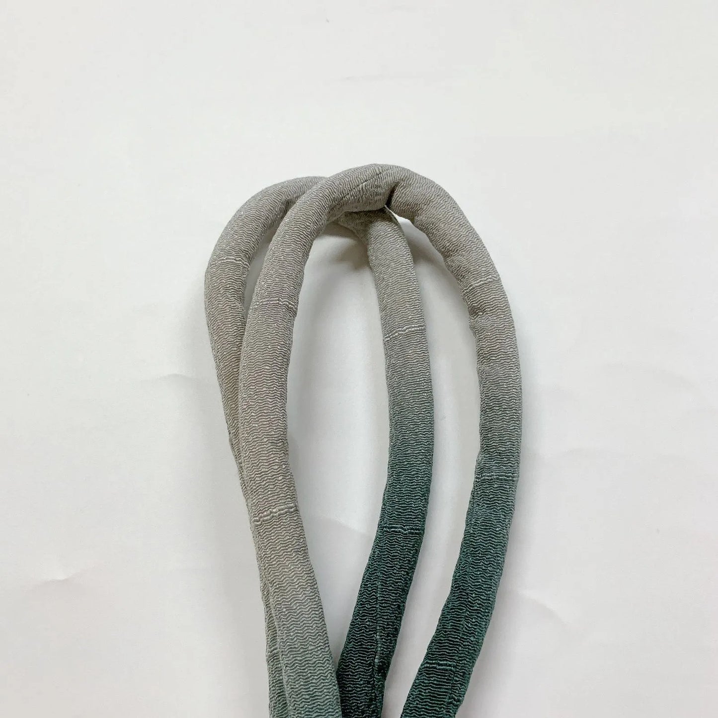 6954# Japanese Kimono Accessory Obiage and Obijime 2-piece Set Silk Shibori