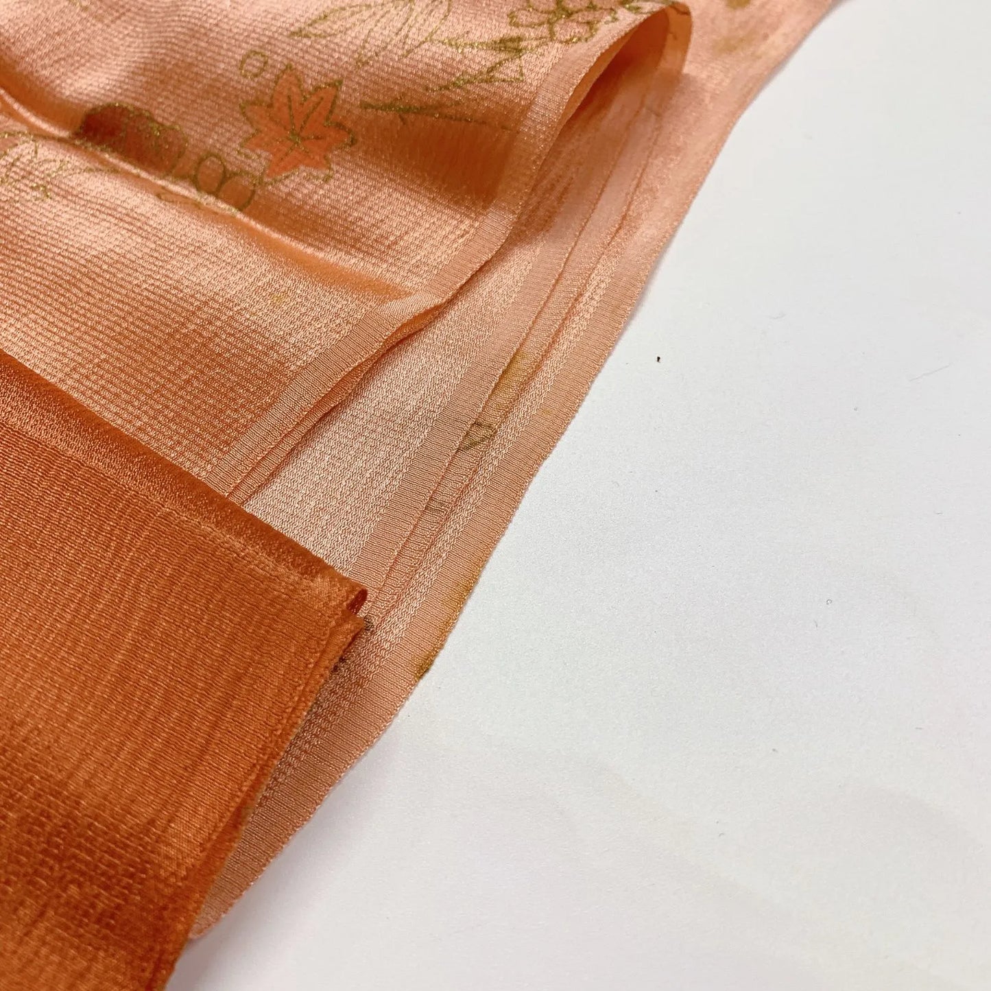 6956# Japanese Kimono Accessory Vintage Obiage and Obijime 2-piece Set Silk