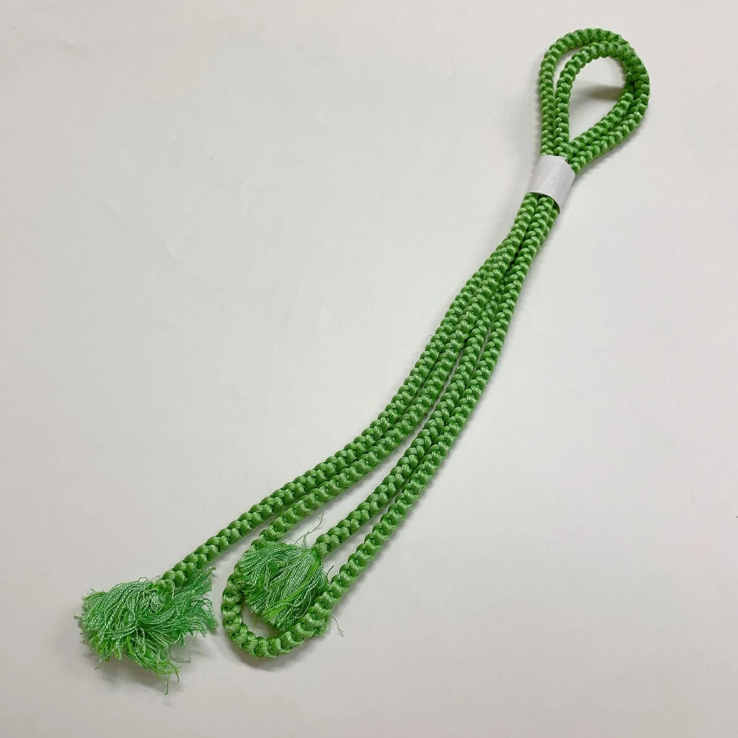 6957# Japanese Kimono Accessory Vintage Obiage and Obijime 2-piece Set Silk