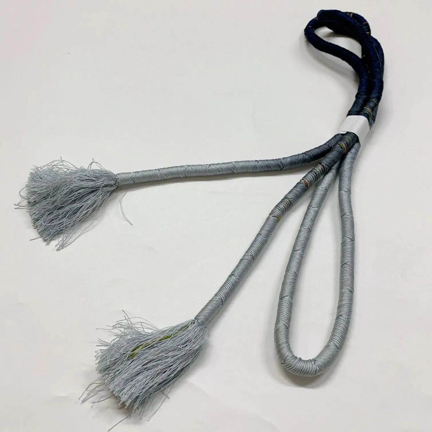 6950# Japanese Kimono Accessory Obiage and Obijime 2-piece Set Silk Shibori