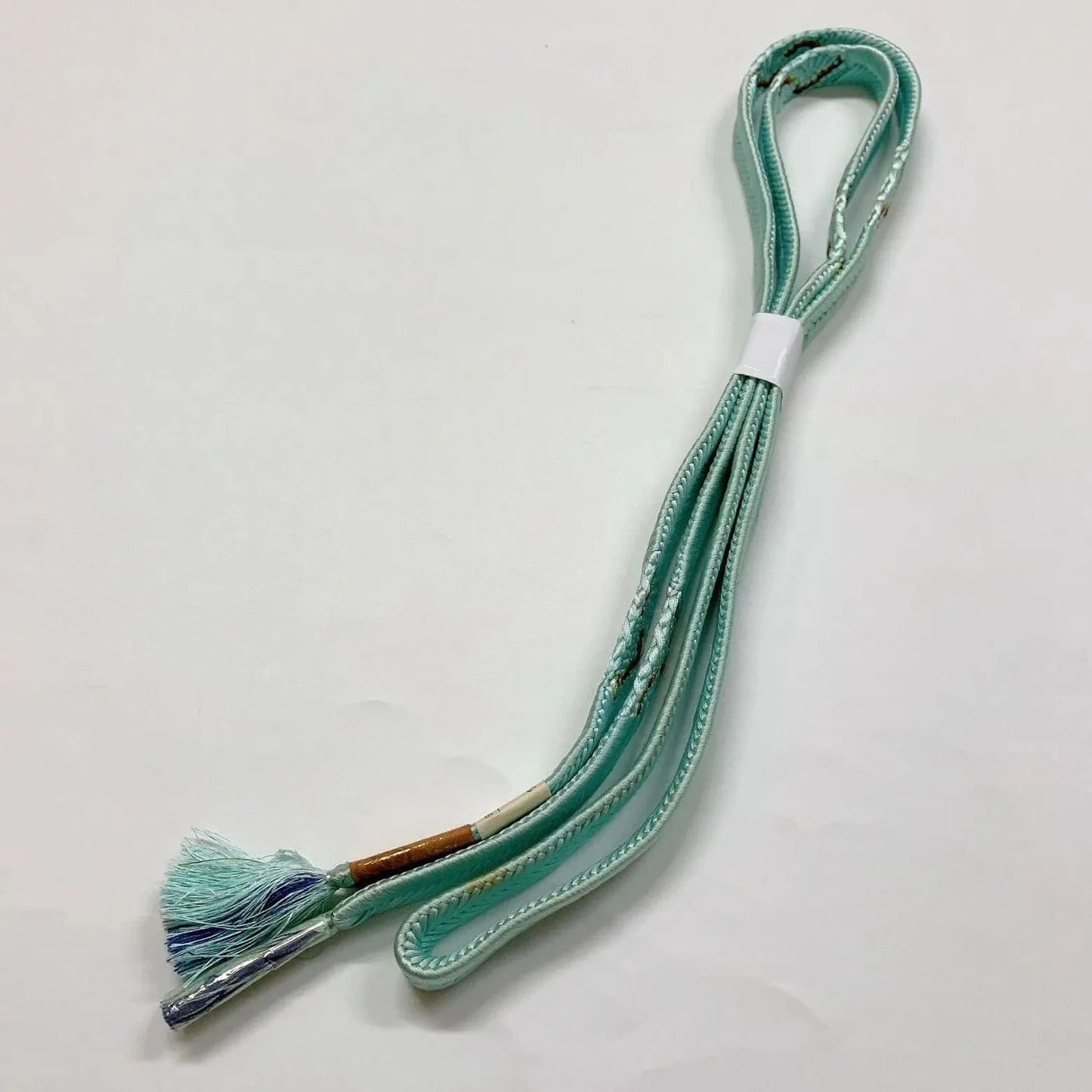 6952# Japanese Kimono Accessory Obiage and Obijime 2-piece Set Silk Shibori