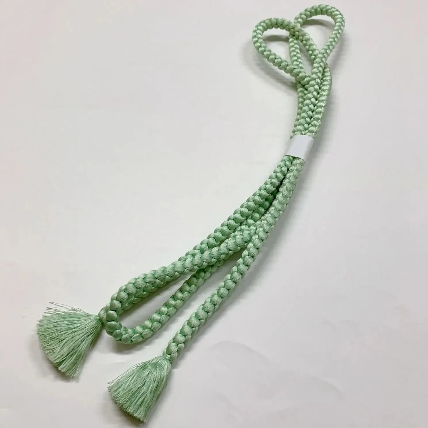 6953# Japanese Kimono Accessory Obiage and Obijime 2-piece Set Silk Shibori