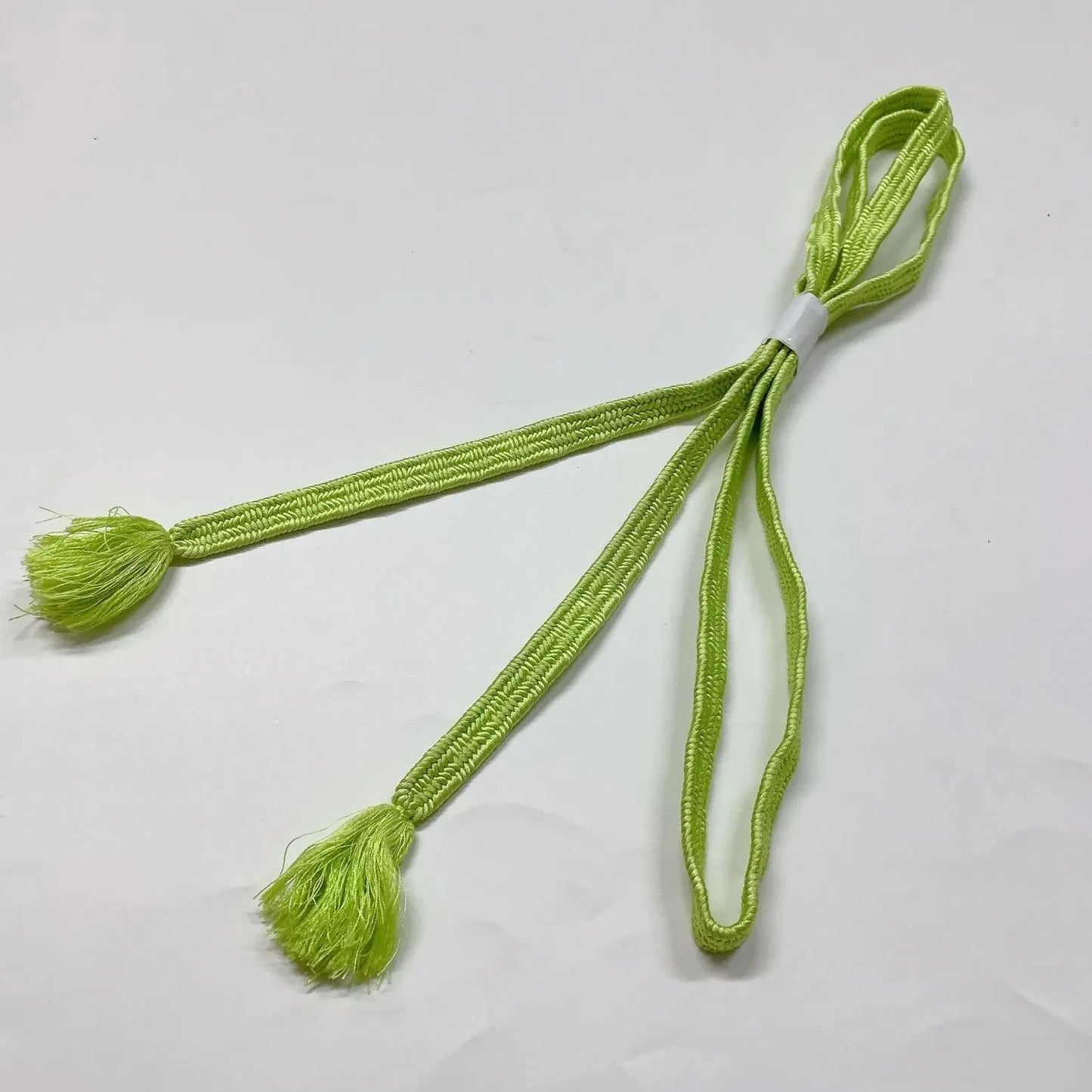 6955# Japanese Kimono Accessory Obiage and Obijime 2-piece Set Silk Shibori